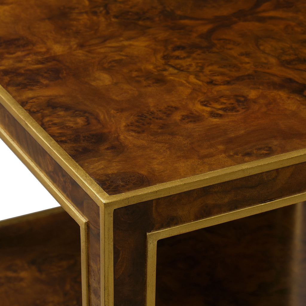 Burl End Table