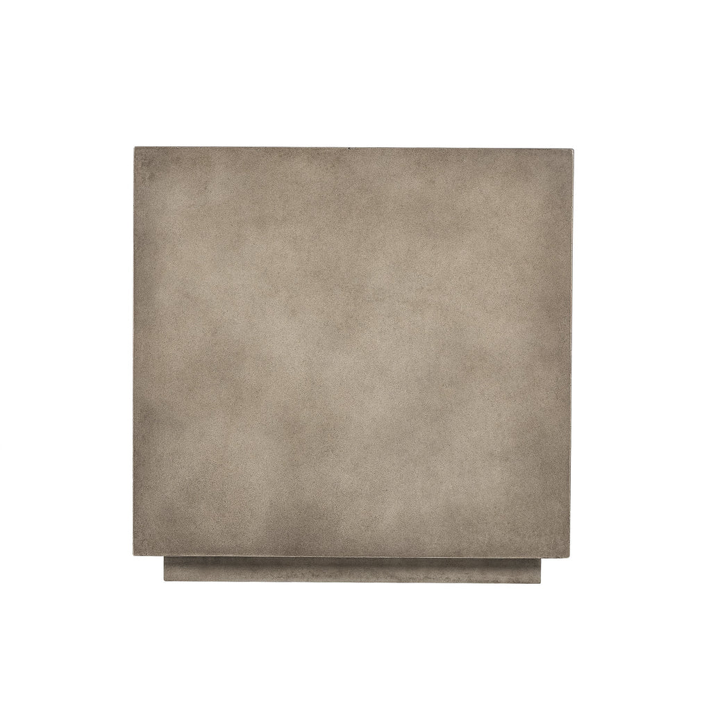 Wood & Concrete Square Side Table