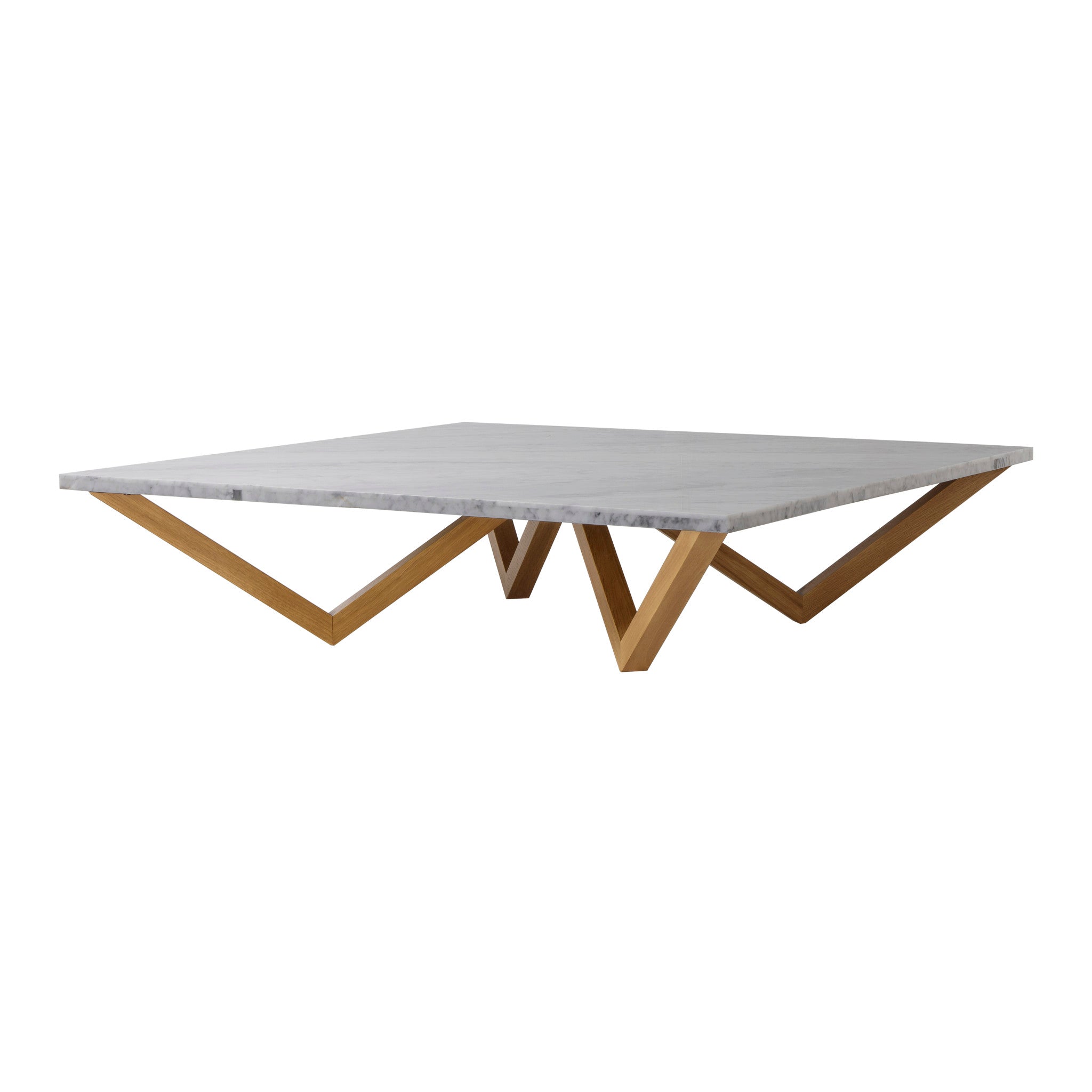 Floating Marble Square Coffee Table
