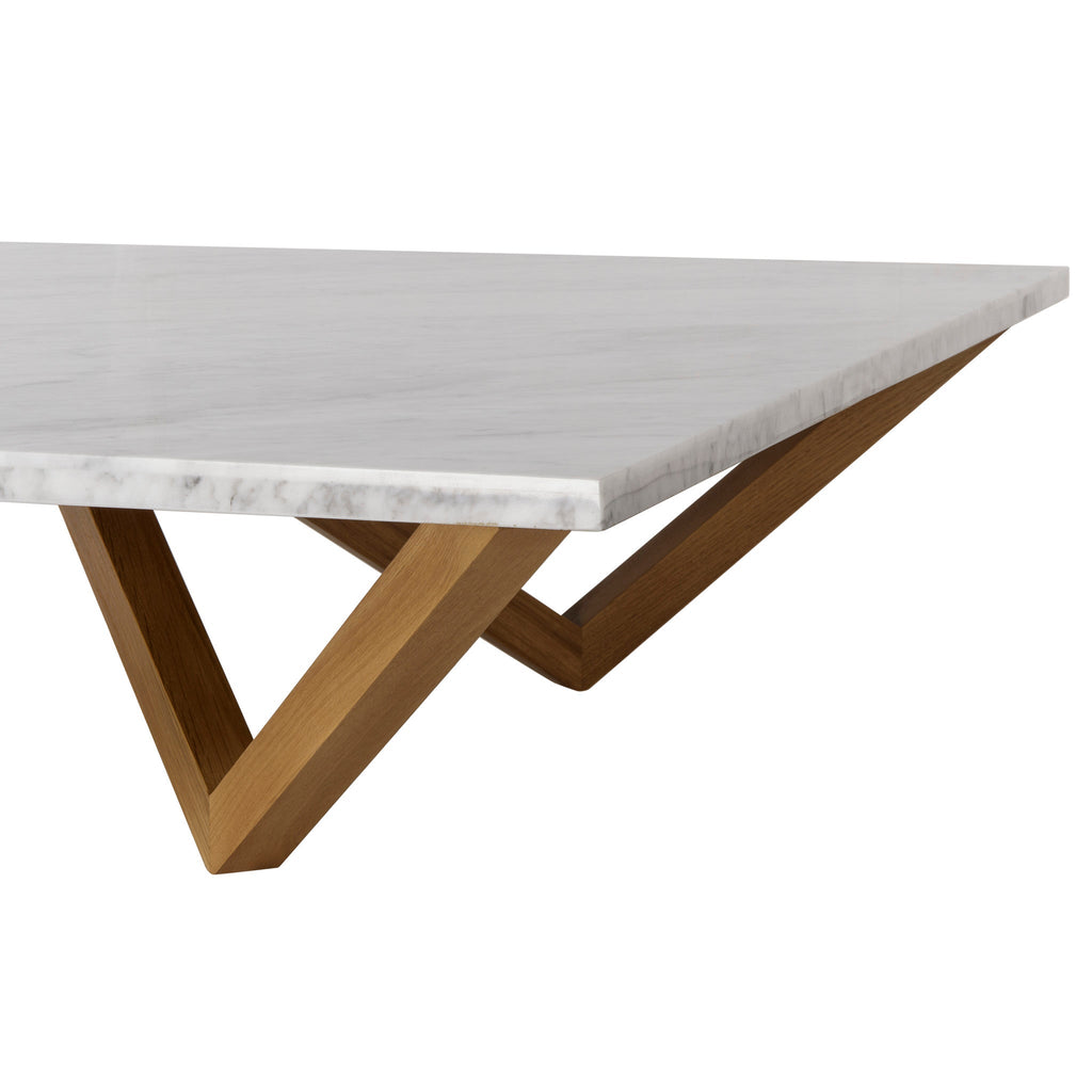 Floating Marble Square Coffee Table