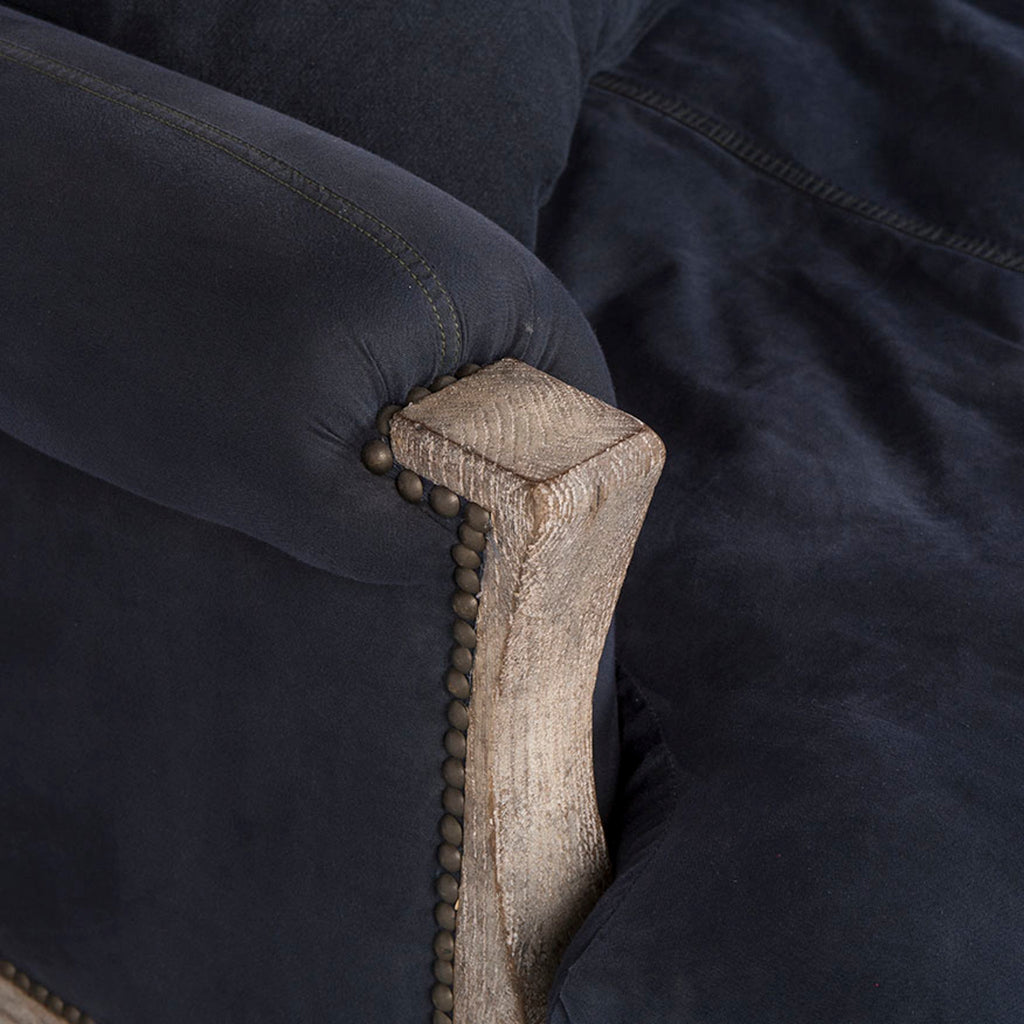 Parisian Sofa - Blue Canvas