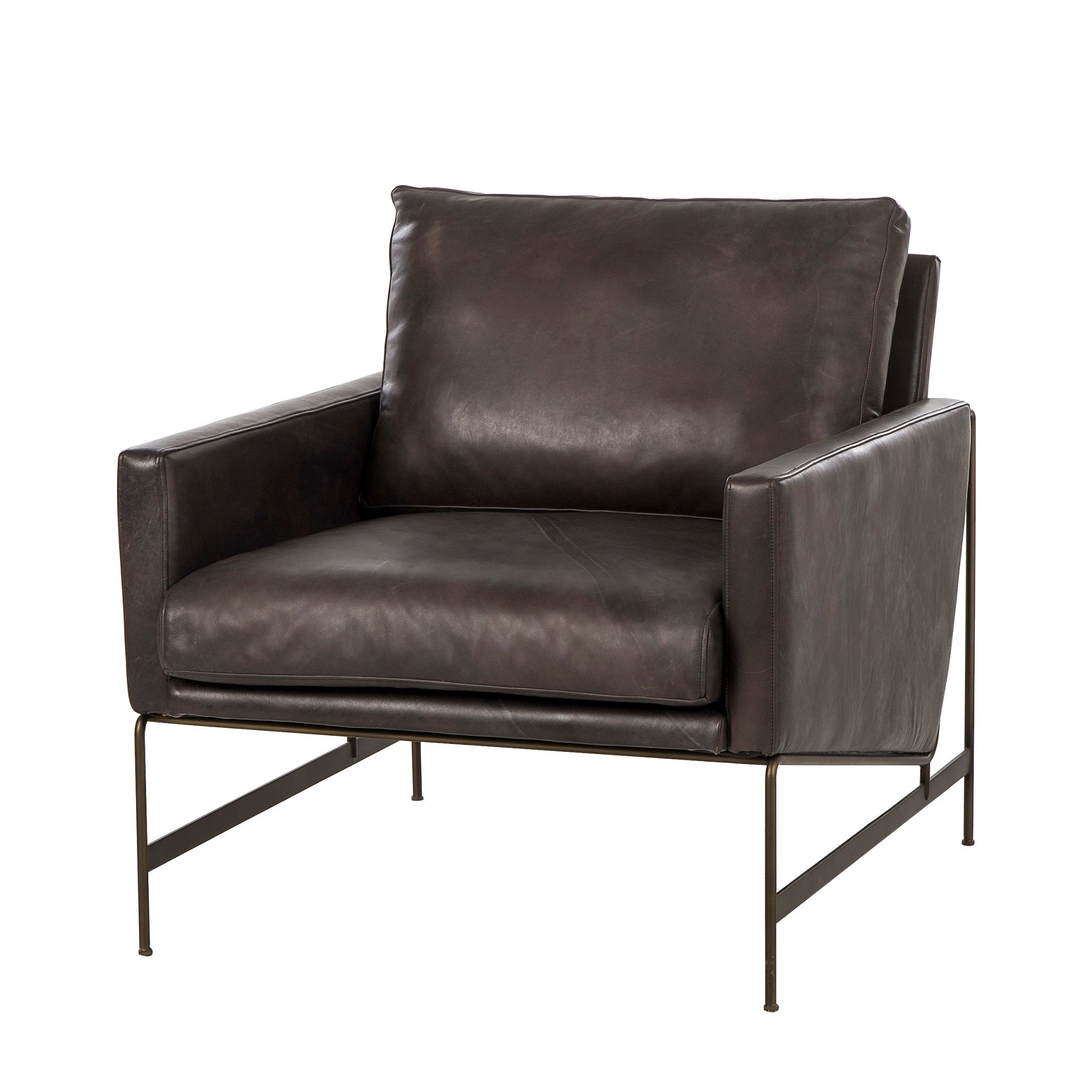 Destroyed Black Leather