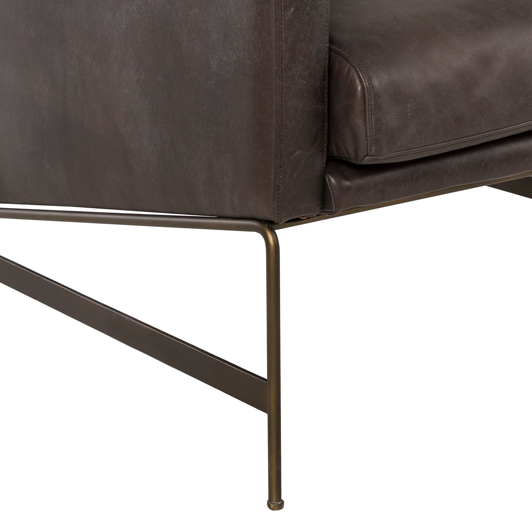 Destroyed Black Leather