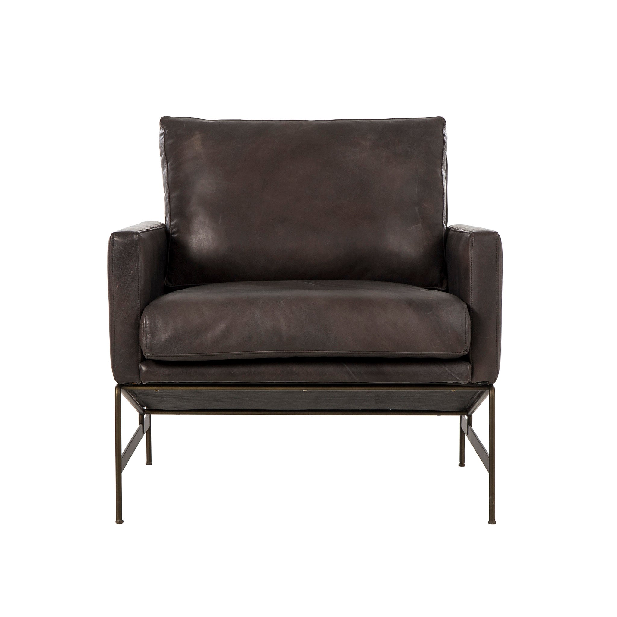 Destroyed Black Leather