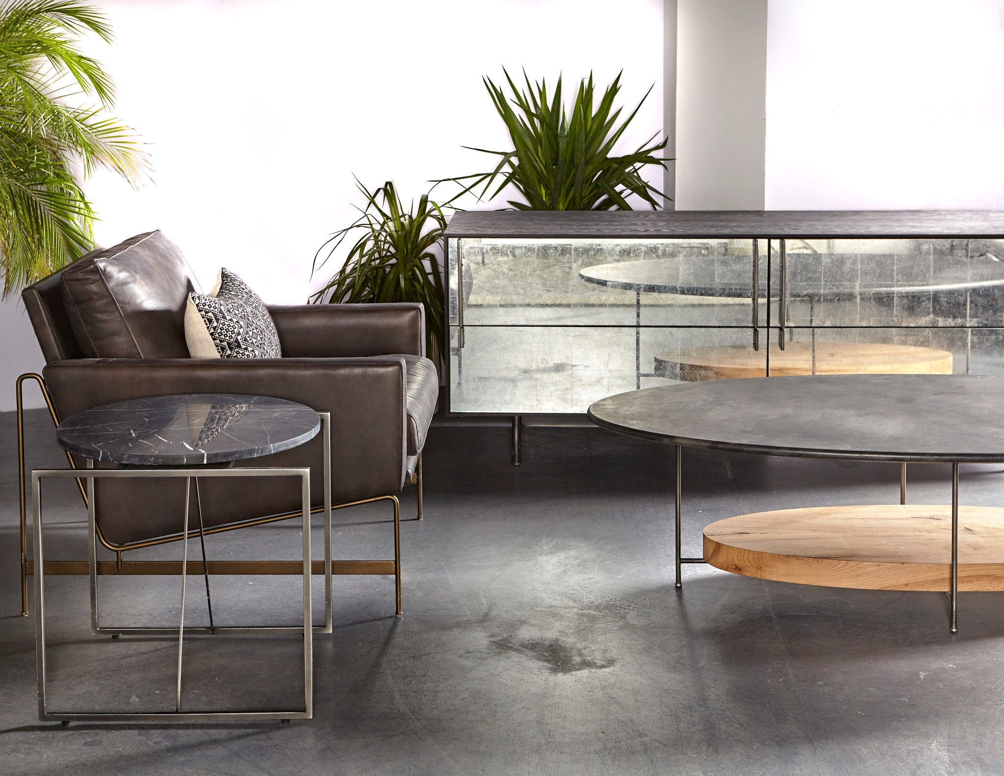 Destroyed Black Leather