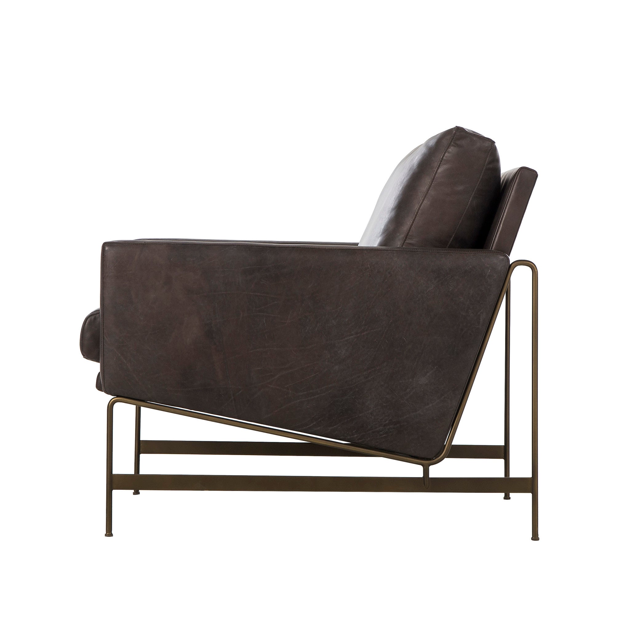 Destroyed Black Leather