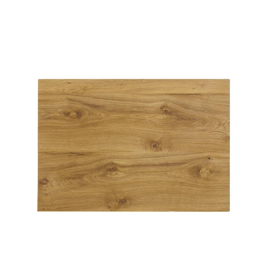 Natural Oak & White Concrete