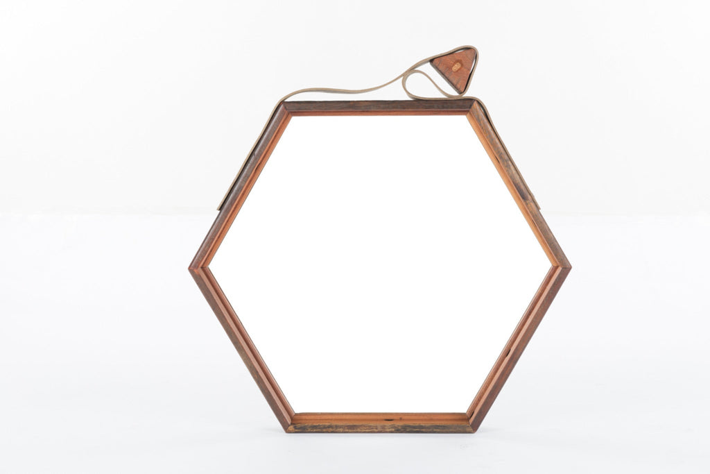Lydia Hexagonal Mirror