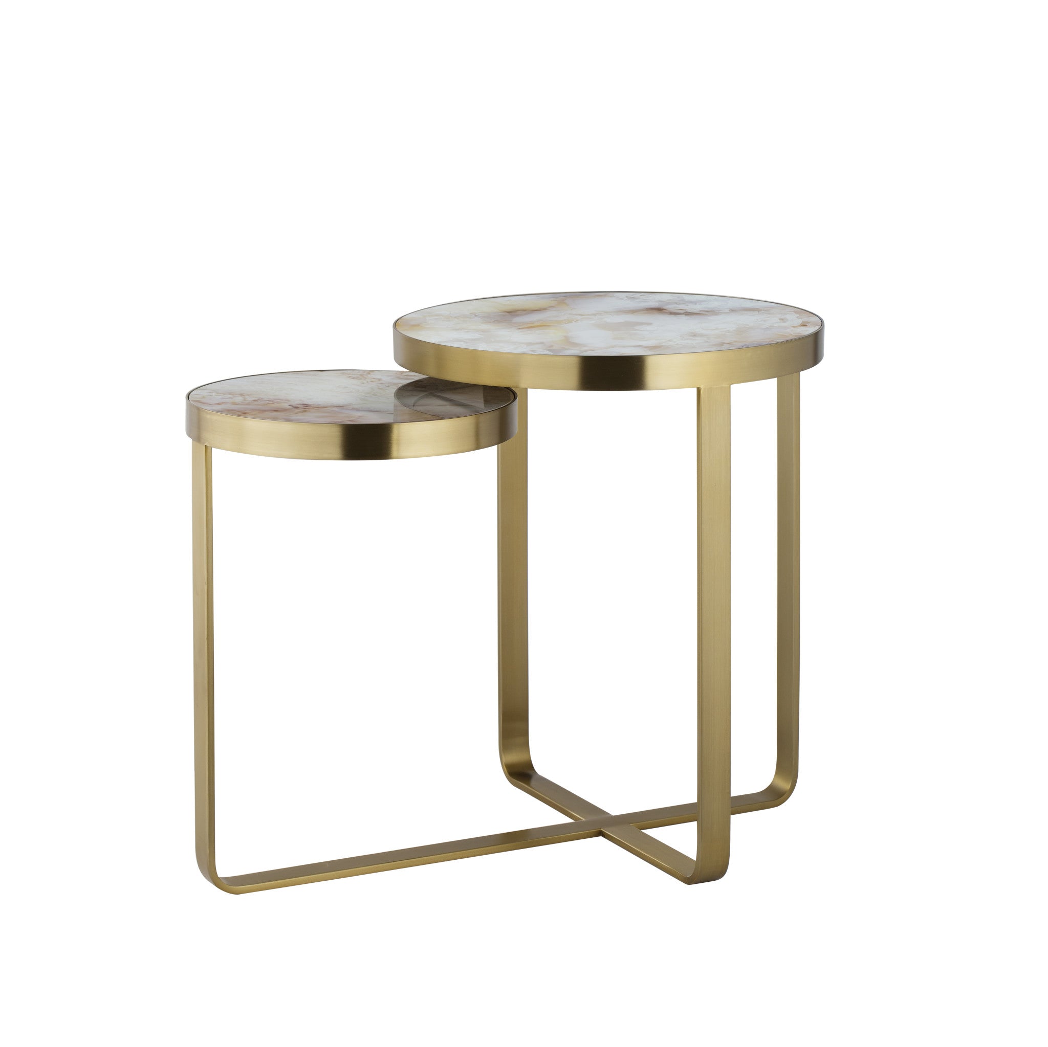 White and Gold Marble