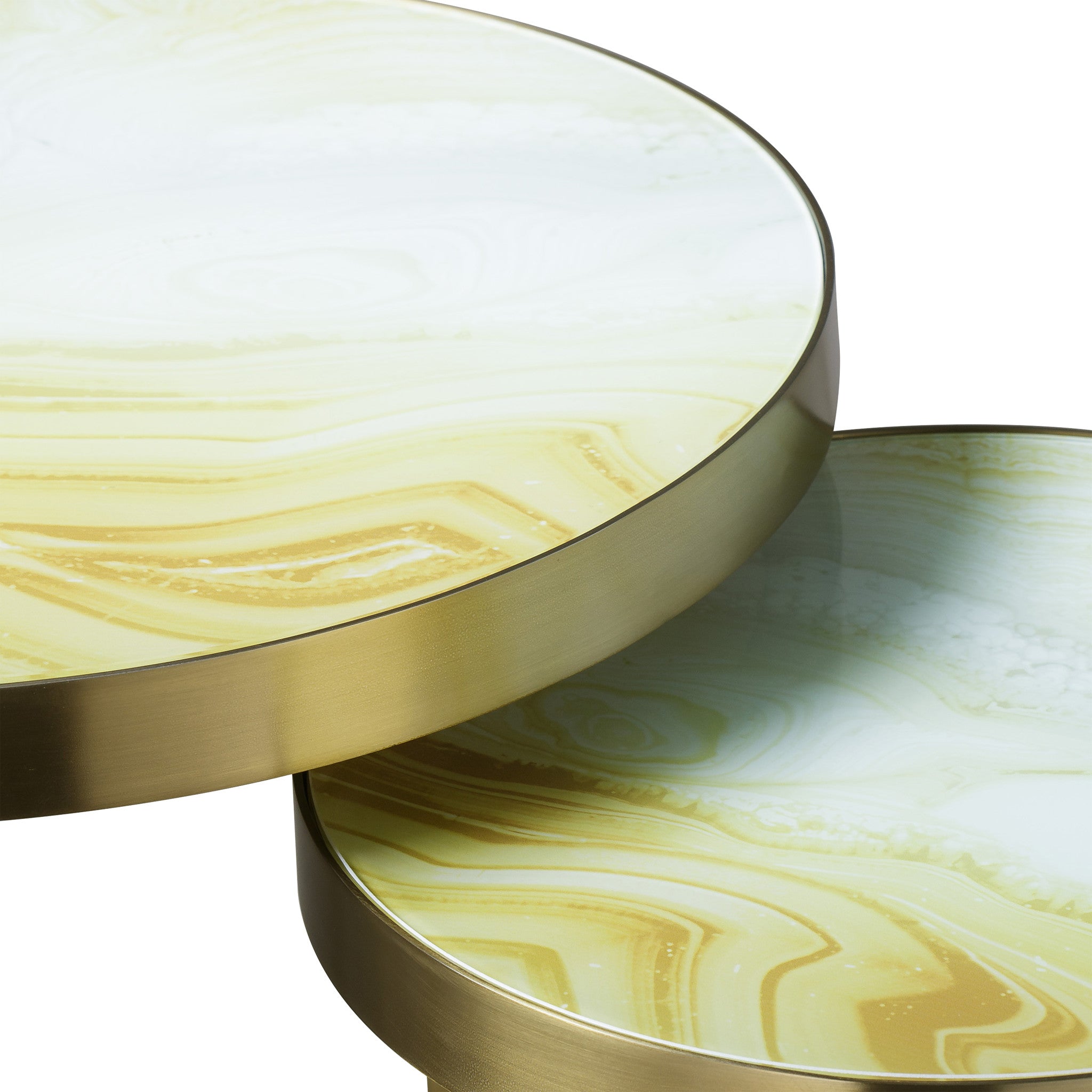 White and Gold Marble