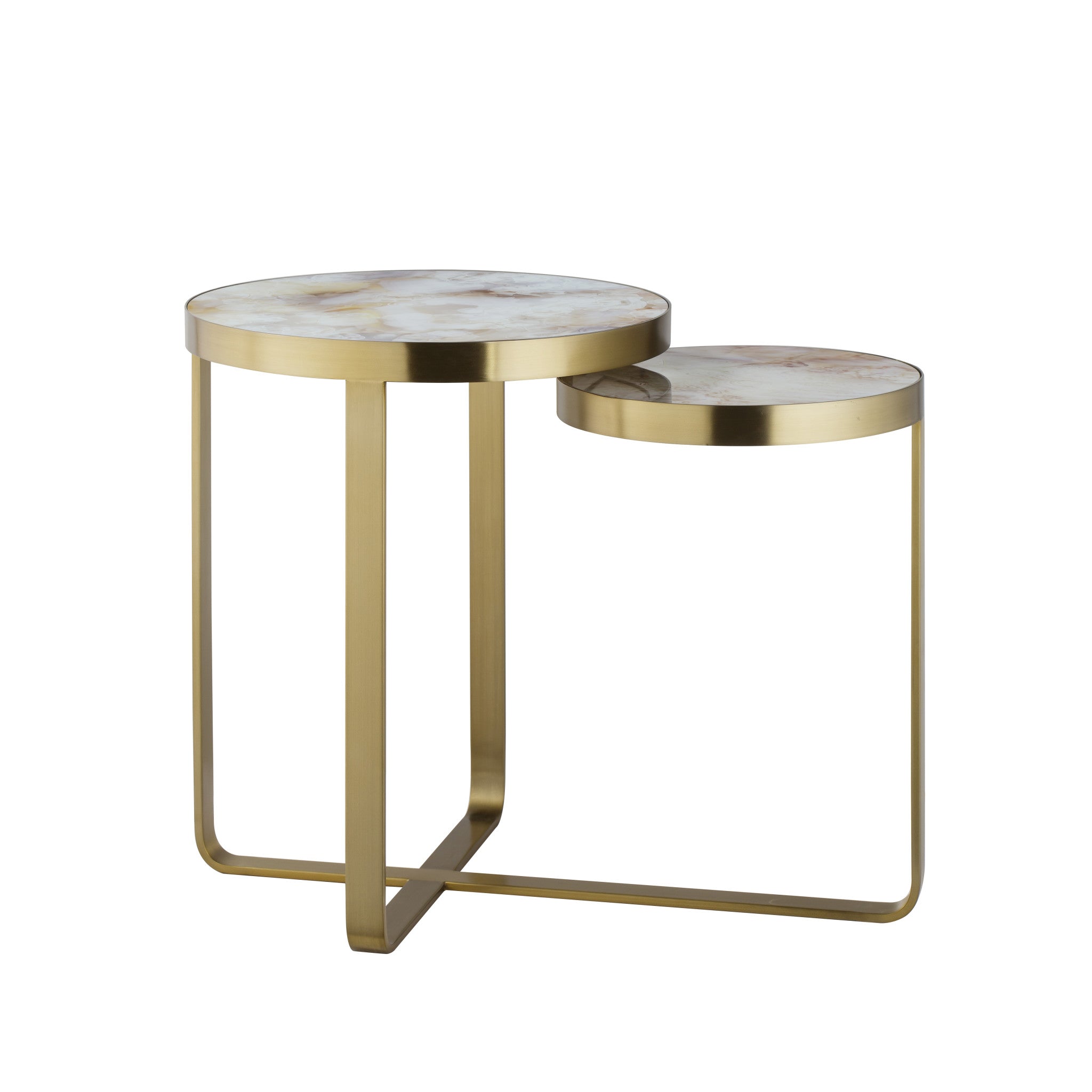 White and Gold Marble
