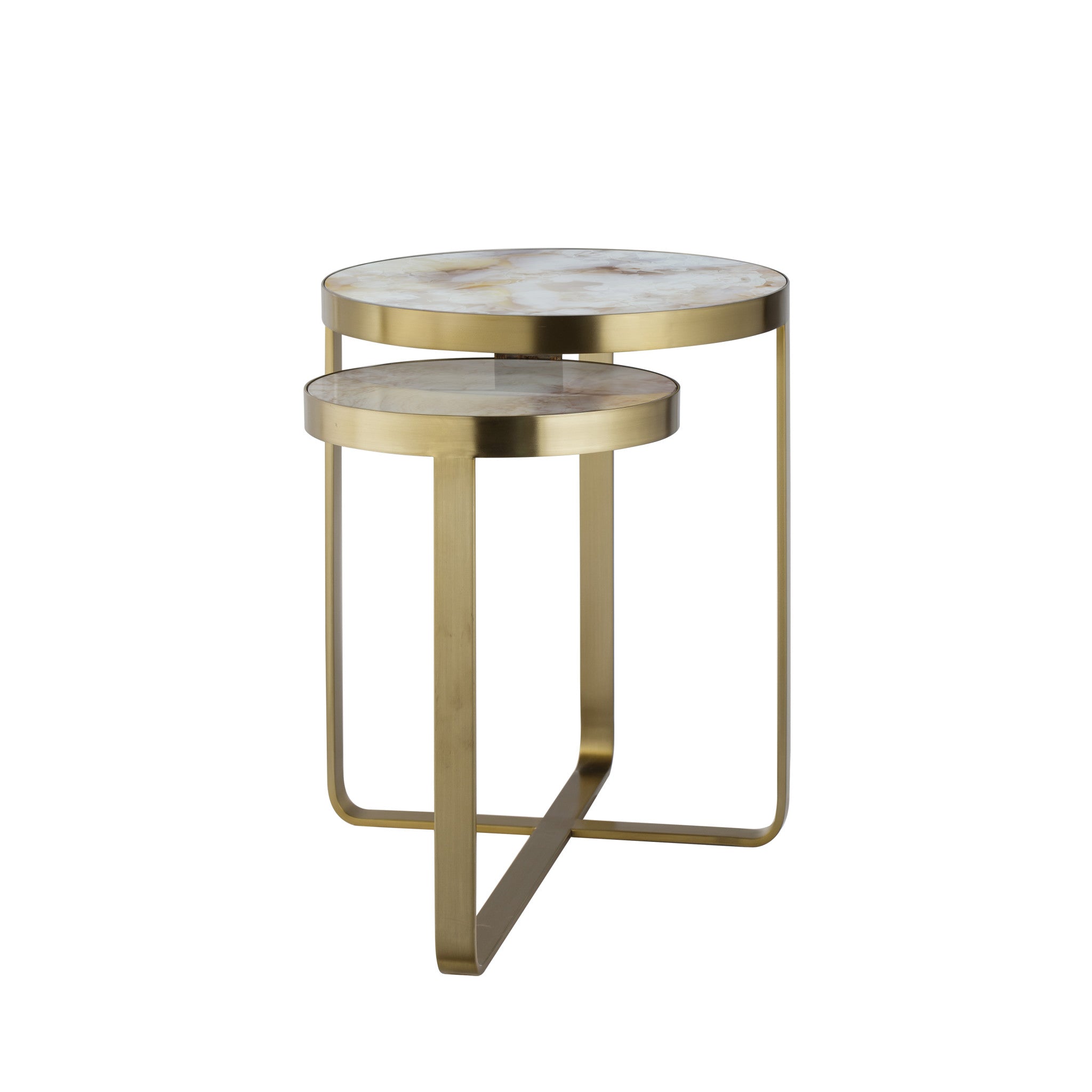 White and Gold Marble