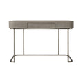 Dove Faux Shagreen / Brushed Pewter