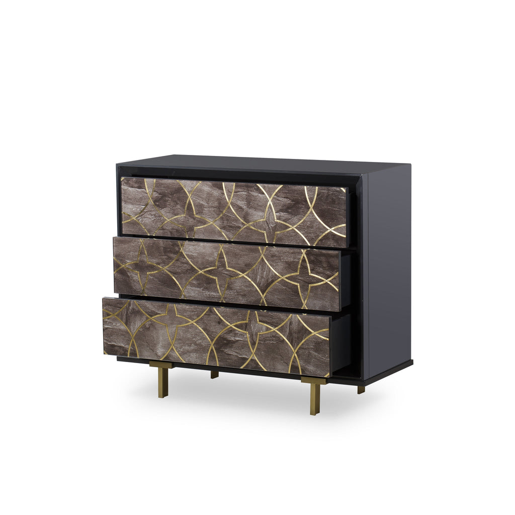 Cohen Chest - Grey Lacquer