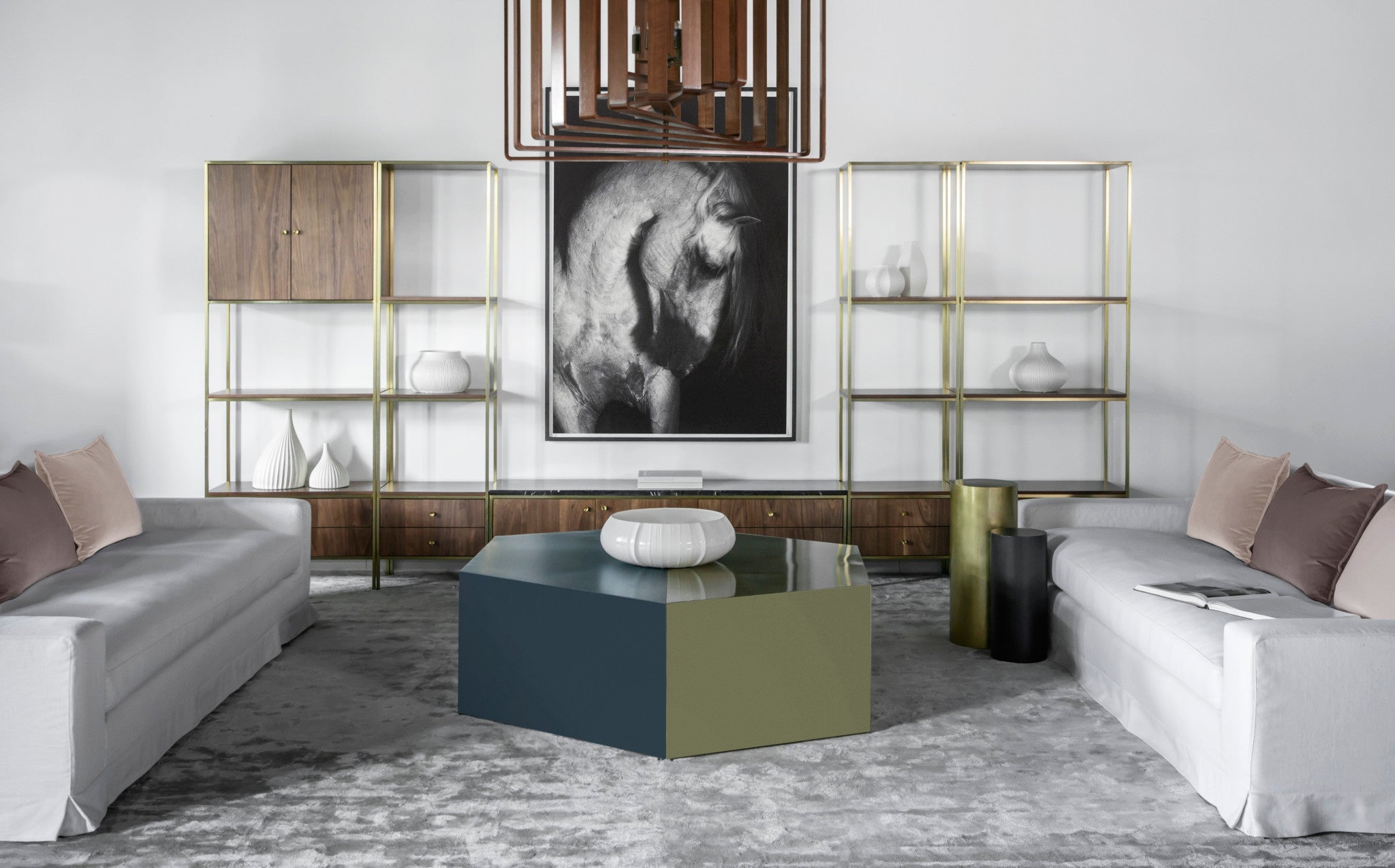Large - 63" W x 17.5" D x 14" H
