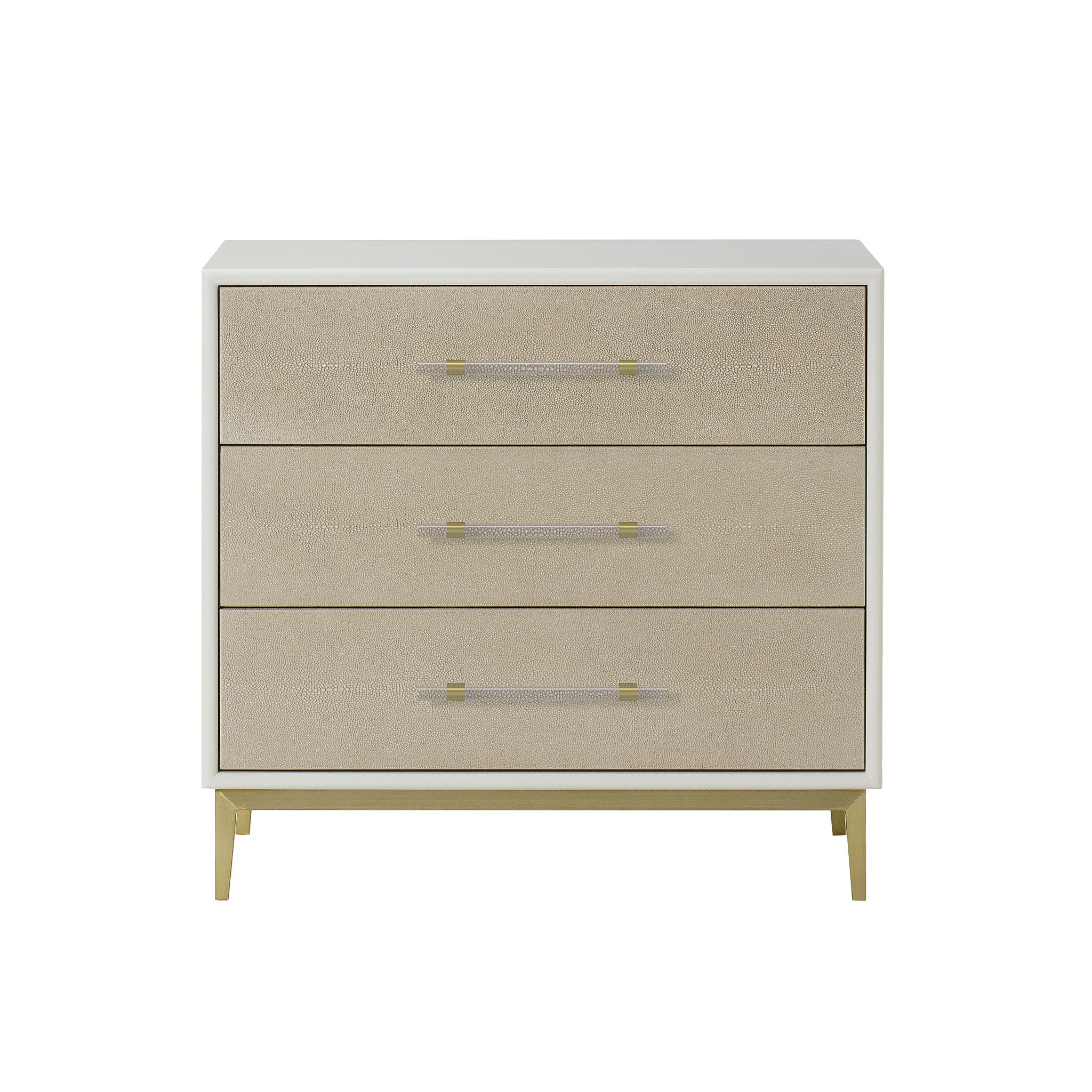 Emboss Faux Shagreen / Ivory