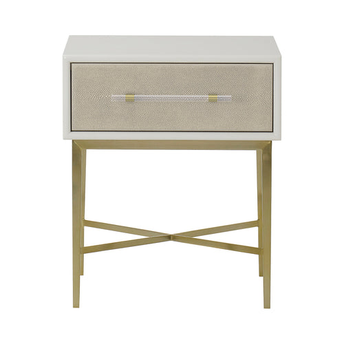 Faux Shagreen / Ivory