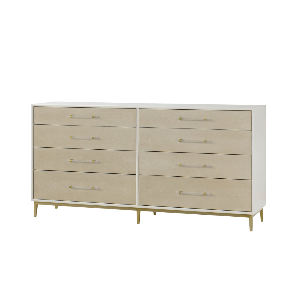 Emboss Faux Shagreen / Ivory