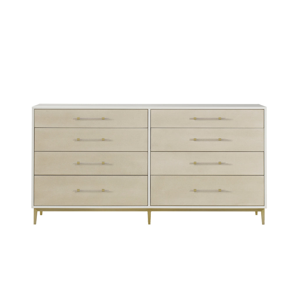 Emboss Faux Shagreen / Ivory