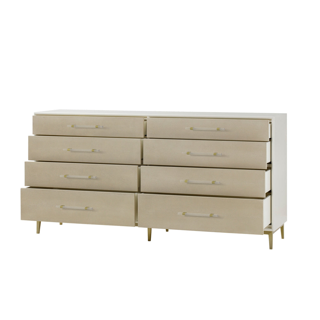 Emboss Faux Shagreen / Ivory