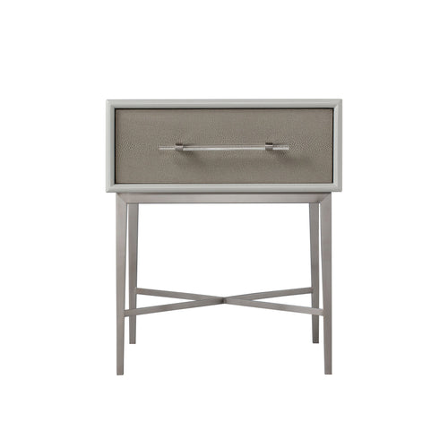 Emboss Faux Shagreen  / Grey & Light Bronze