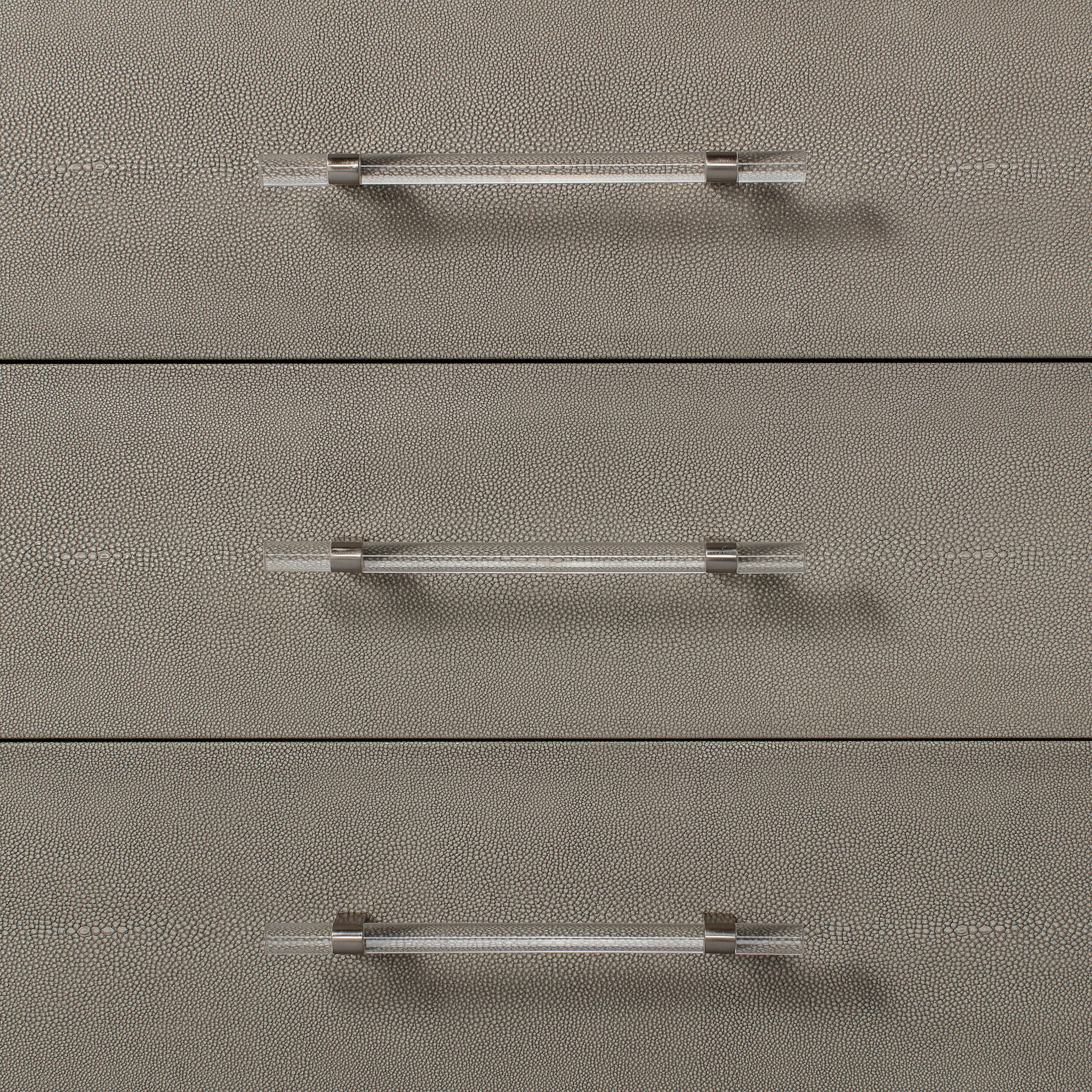 Emboss Faux Shagreen / Grey & Light Bronze
