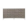 Emboss Faux Shagreen / Grey & Light Bronze