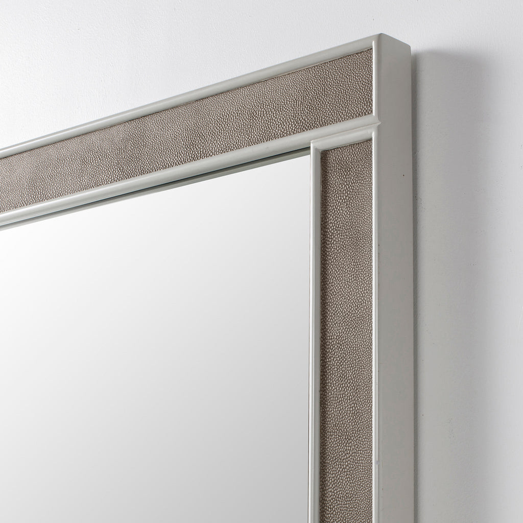 Emboss Faux Shagreen / Grey & Light Bronze
