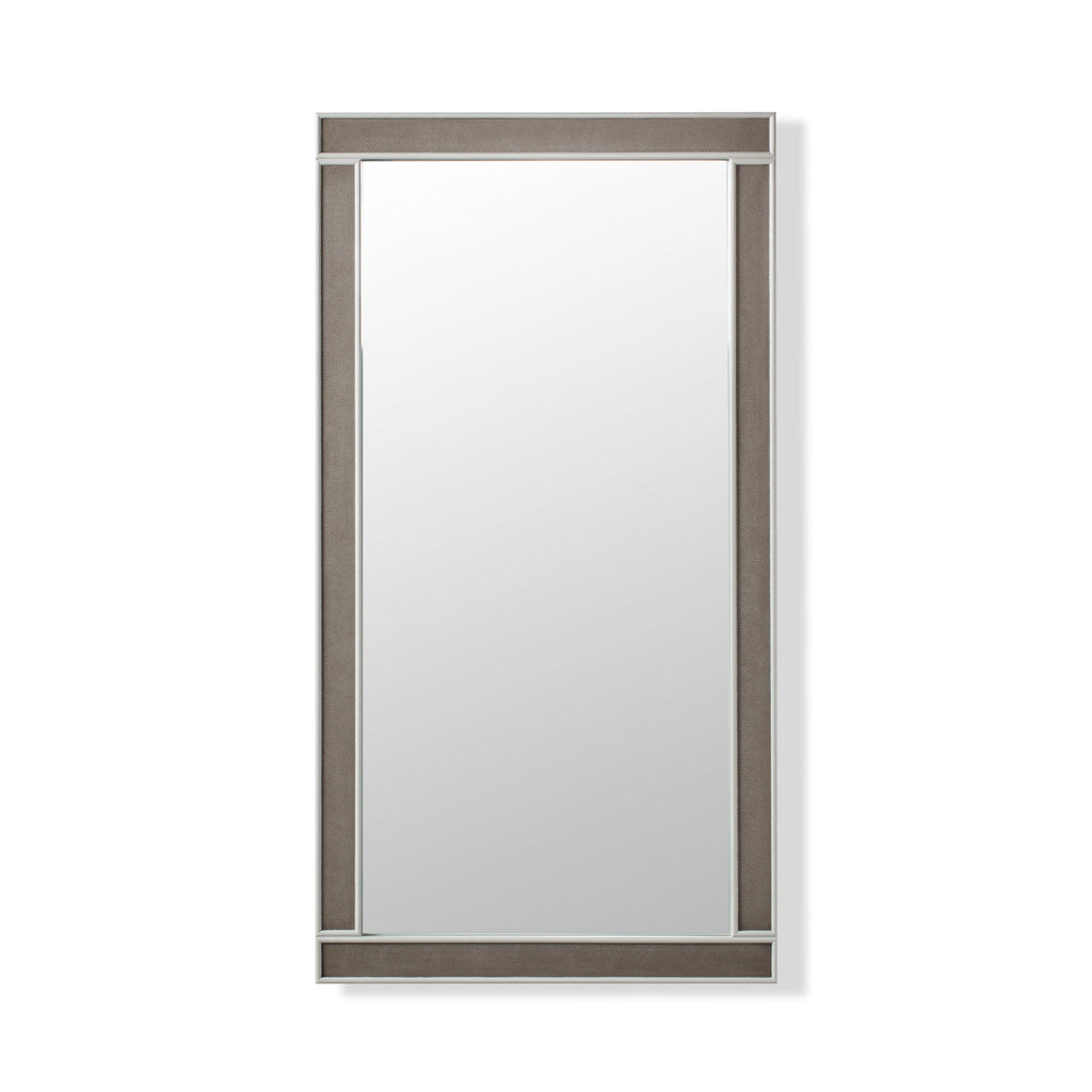Emboss Faux Shagreen / Grey & Light Bronze
