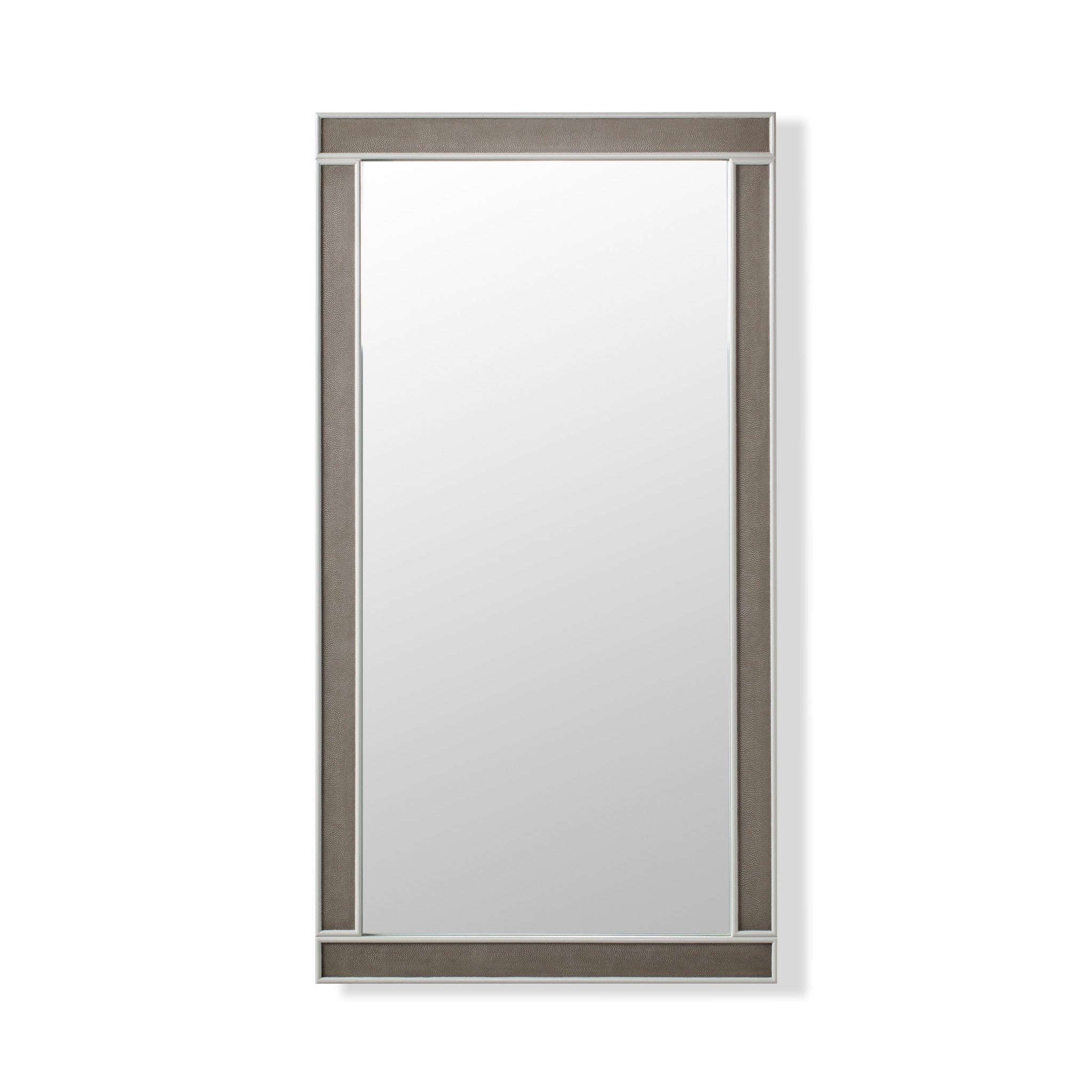 Emboss Faux Shagreen / Grey & Light Bronze