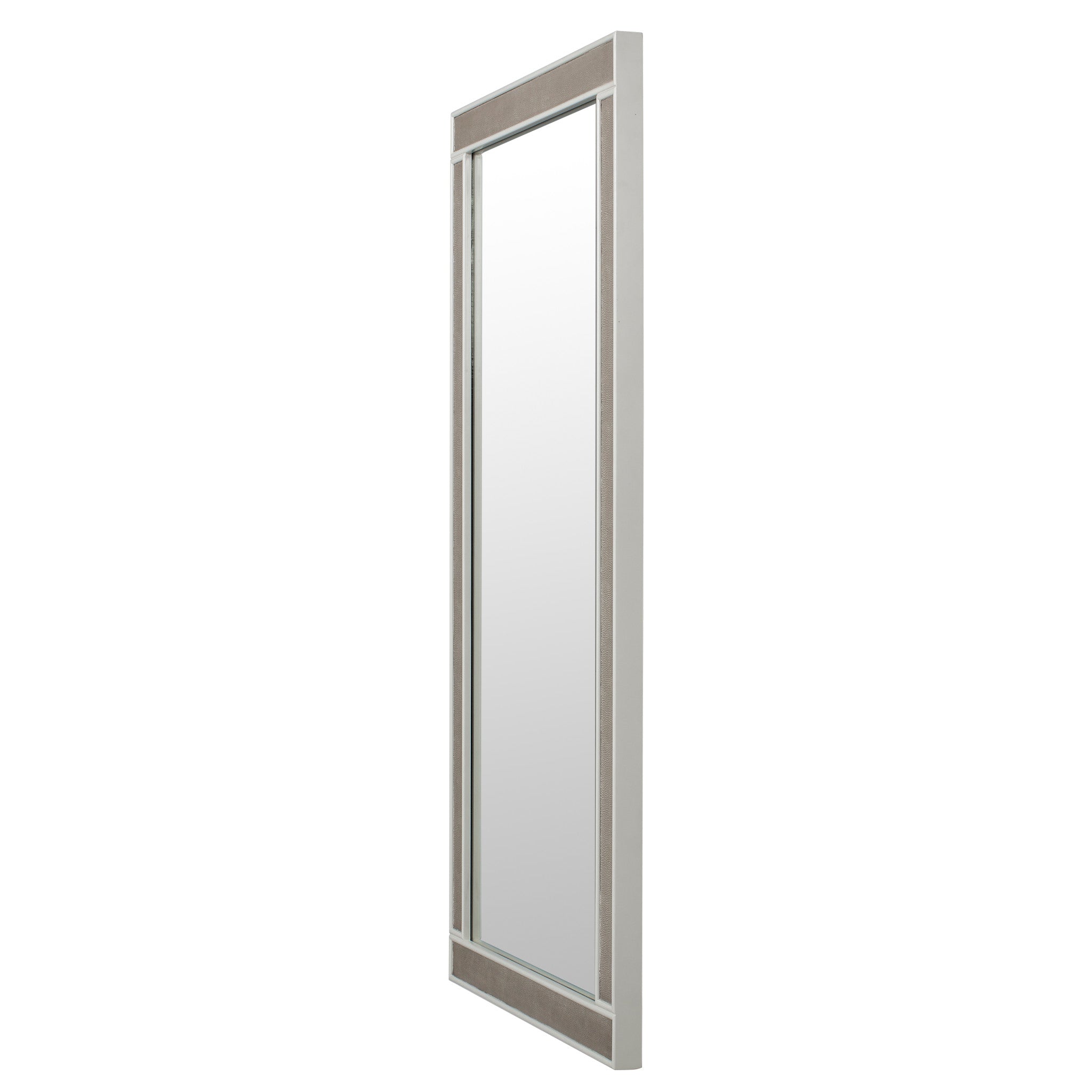 Emboss Faux Shagreen / Grey & Light Bronze