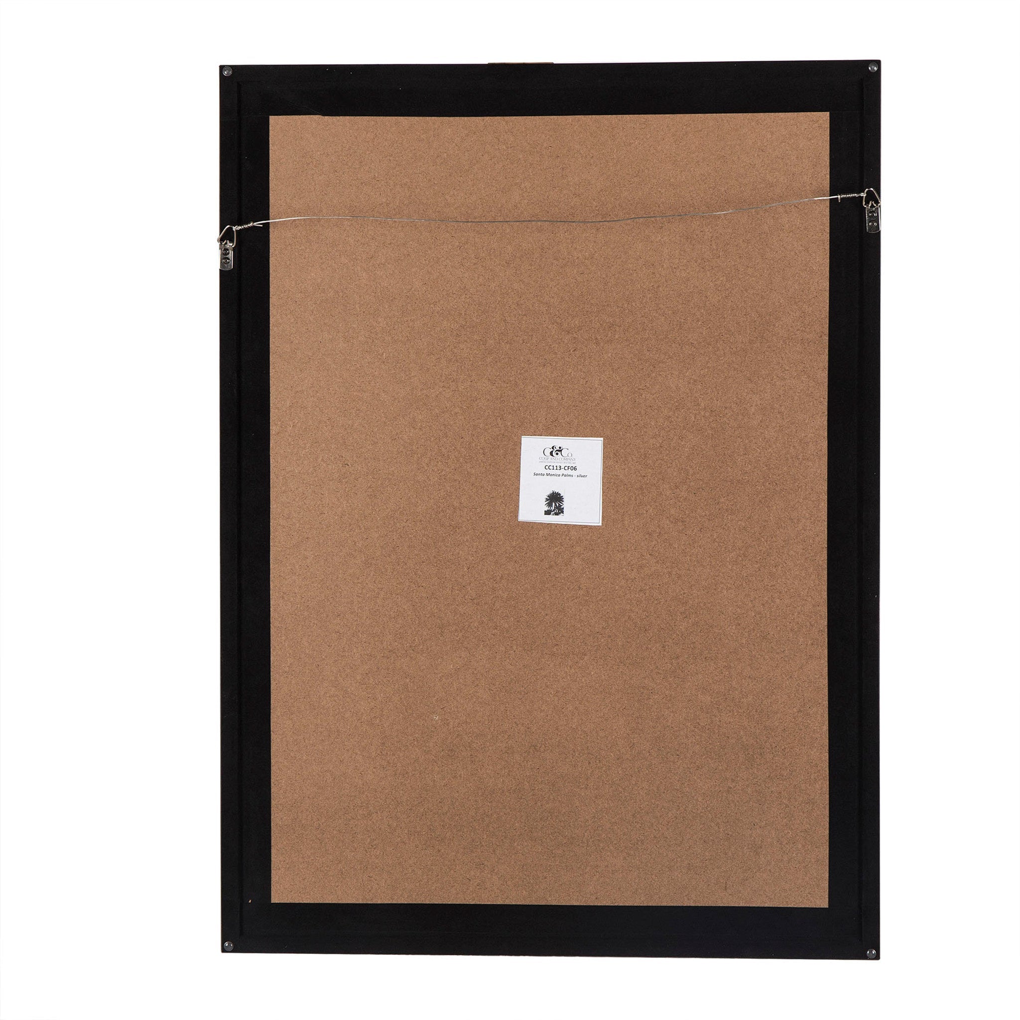 Venice  Palm Trees -  Siver Leaf