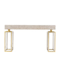 Cowrie Console Table - Concrete Top