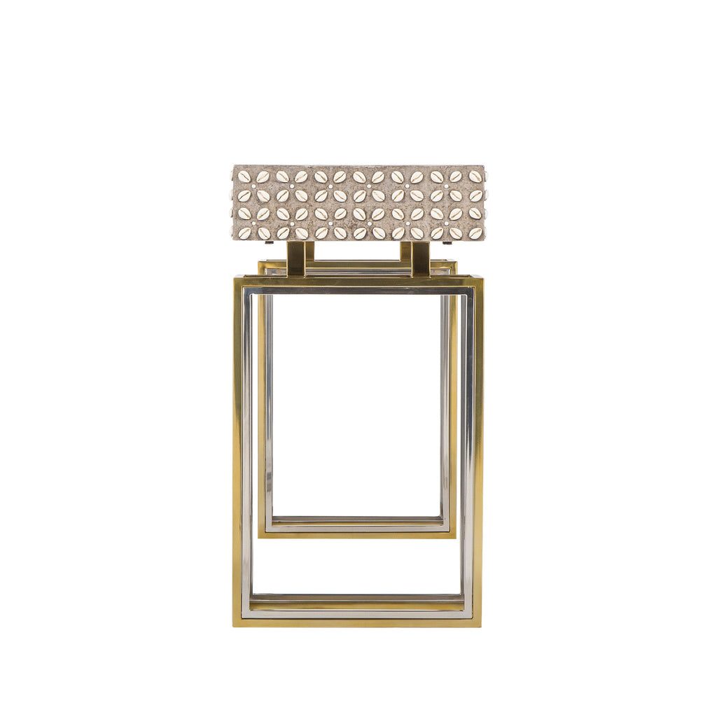 Cowrie Console Table - Concrete Top