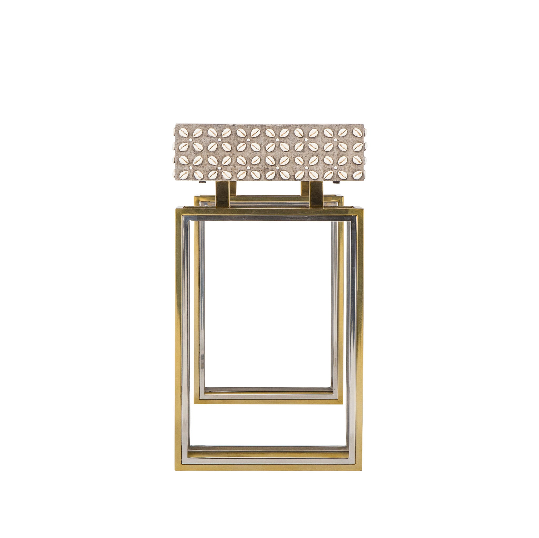 Cowrie Console Table - Concrete Top