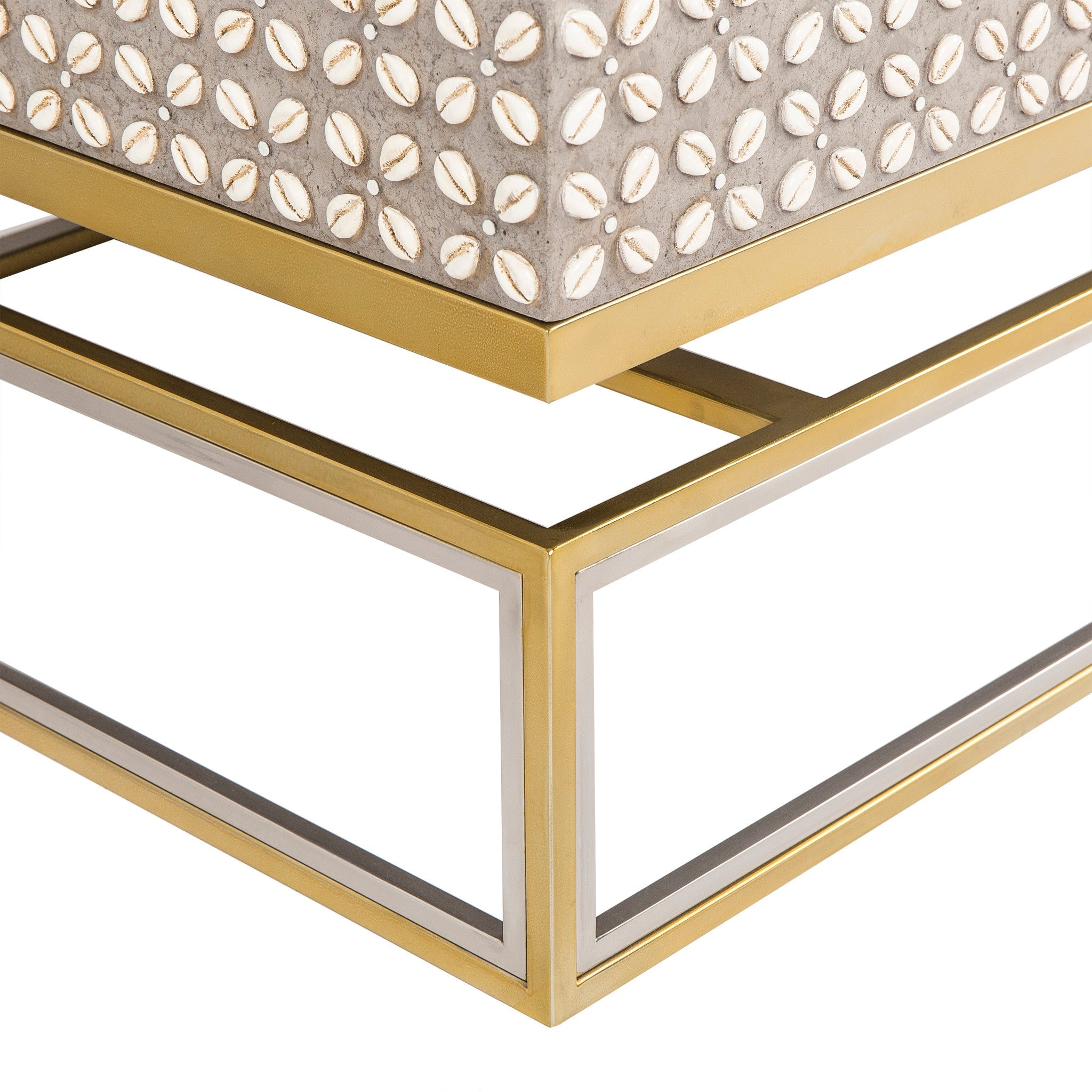 Cowrie Coffee Table - Concrete Top