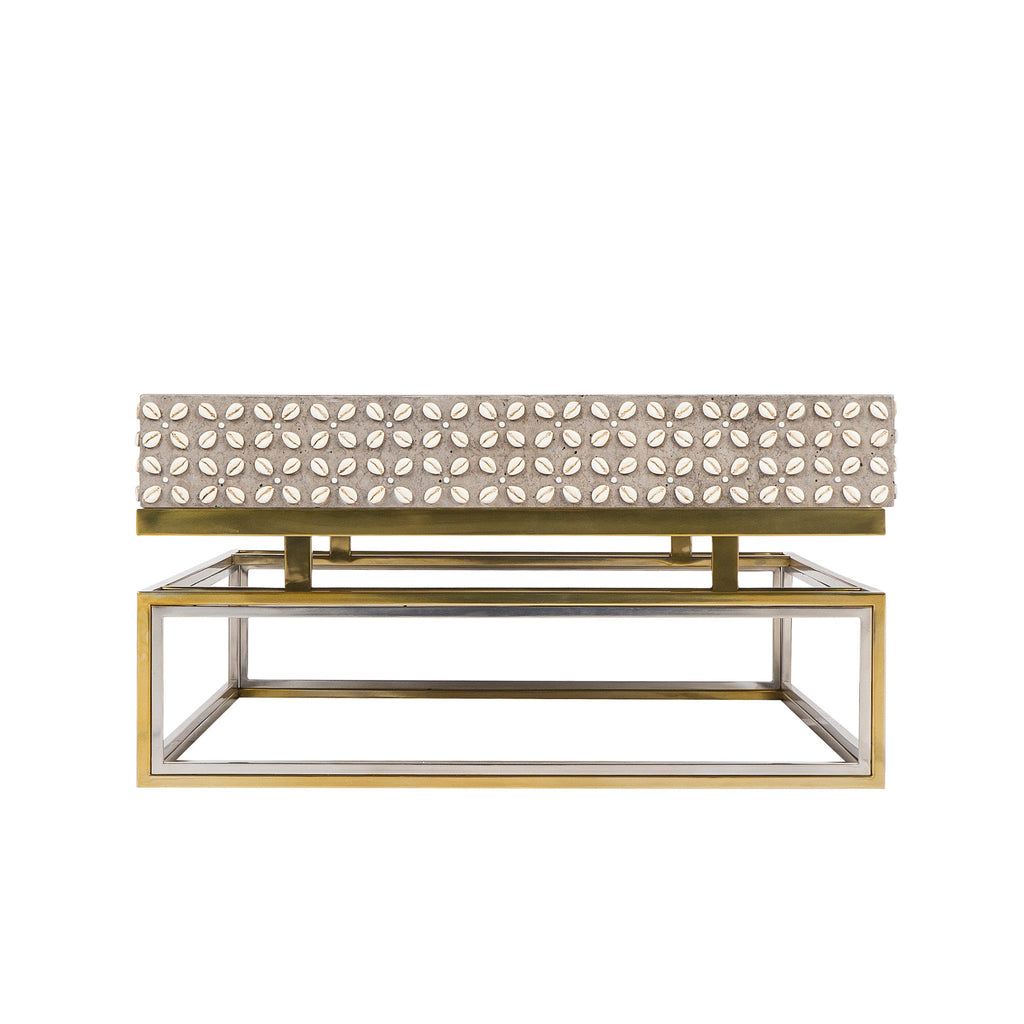 Cowrie Coffee Table - Concrete Top