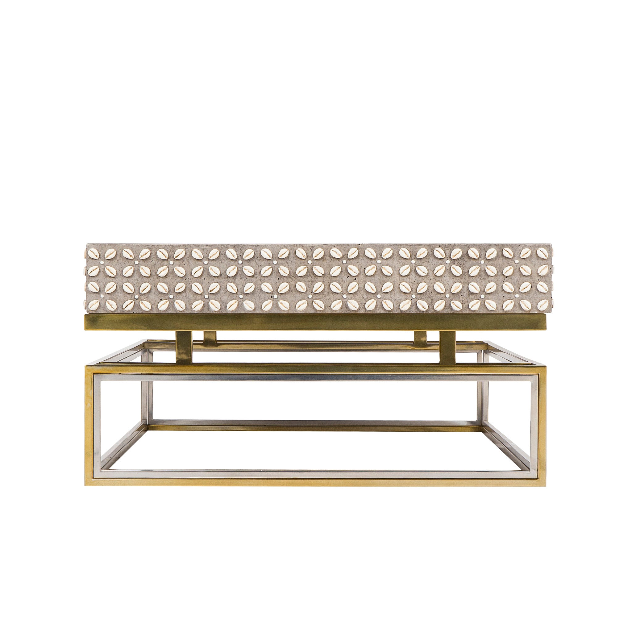 Cowrie Coffee Table - Concrete Top