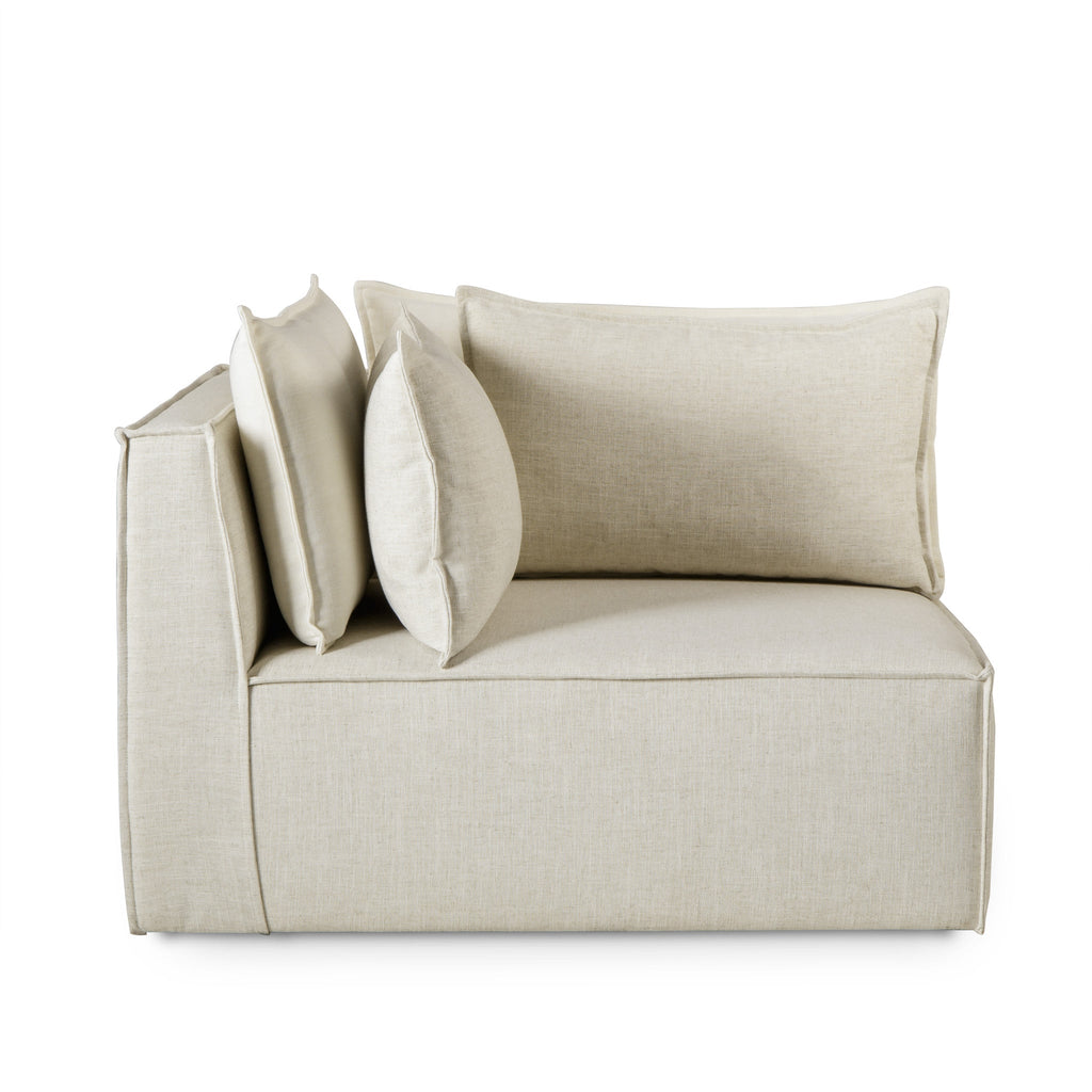 Corner Chair / Fixed Cover / Madison Dove