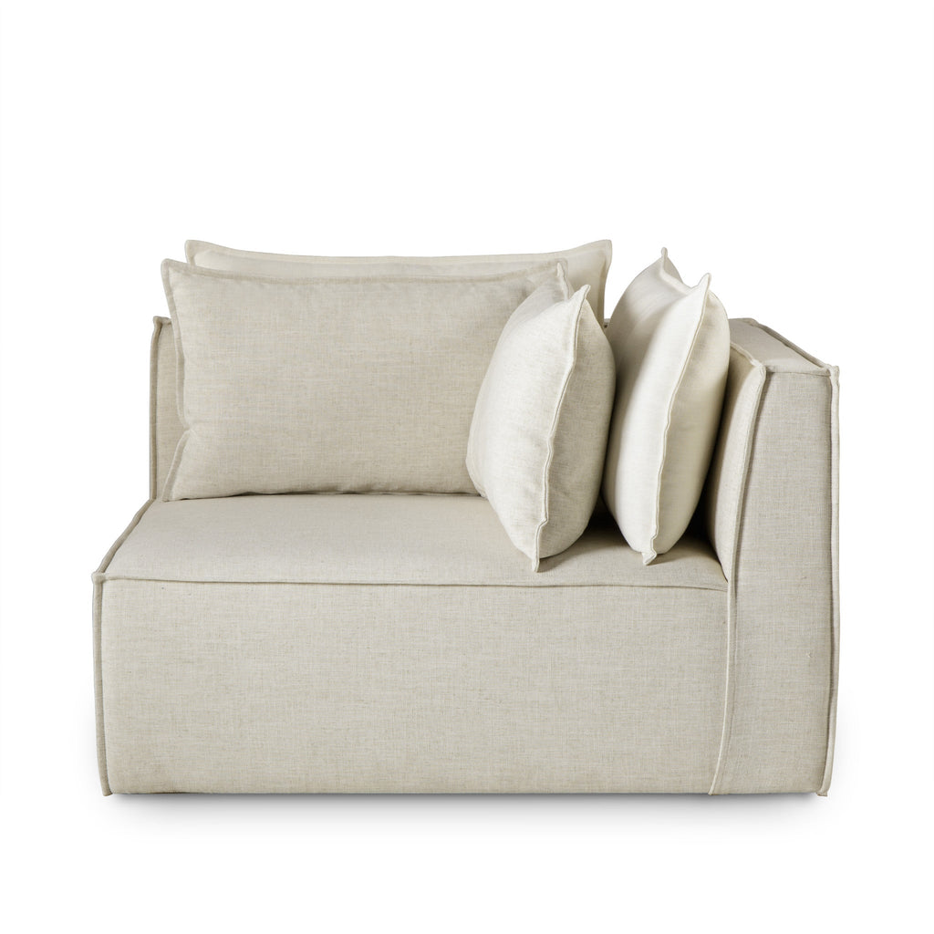 Corner Chair / Fixed Cover / Madison Dove