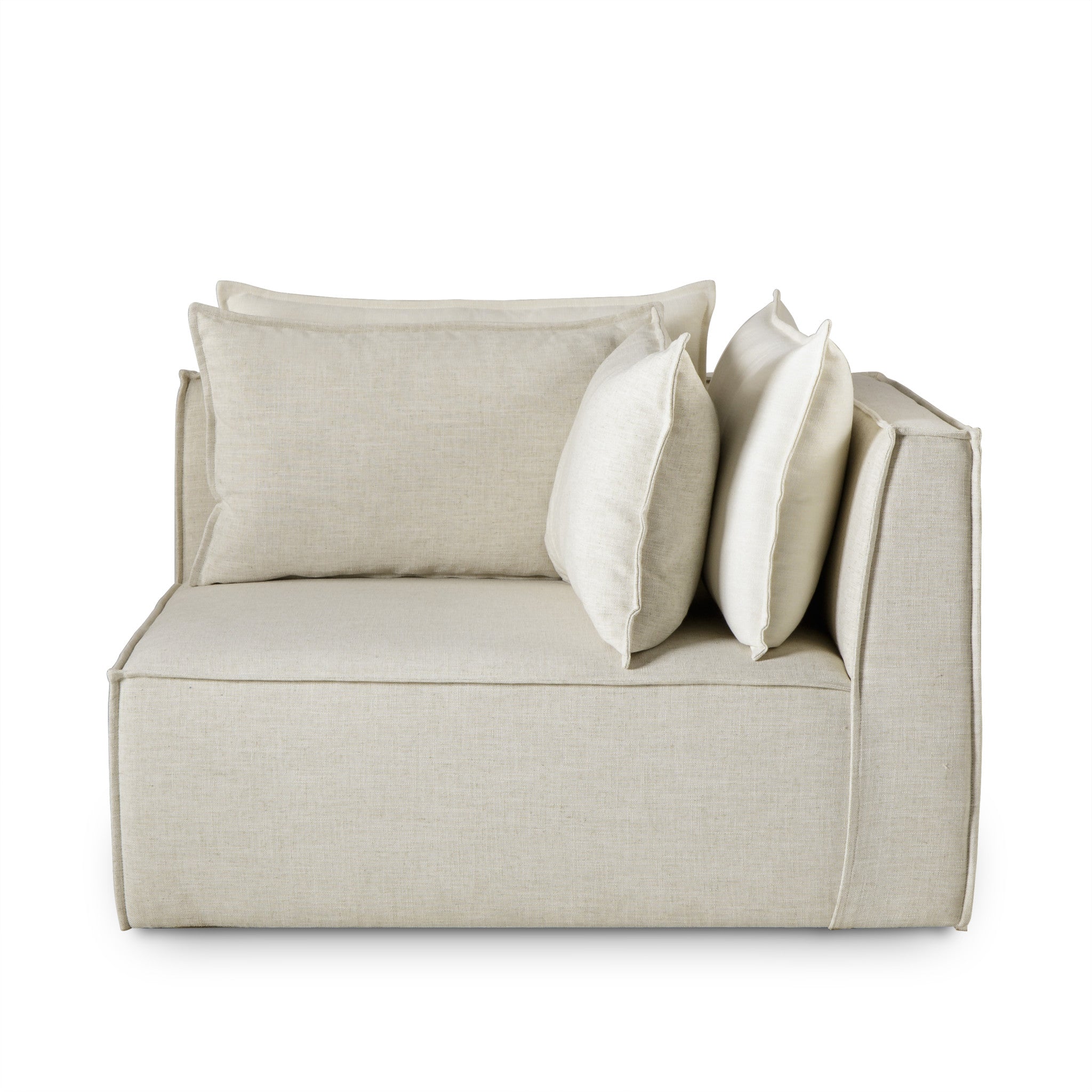 Corner Chair / Fixed Cover / Madison Dove