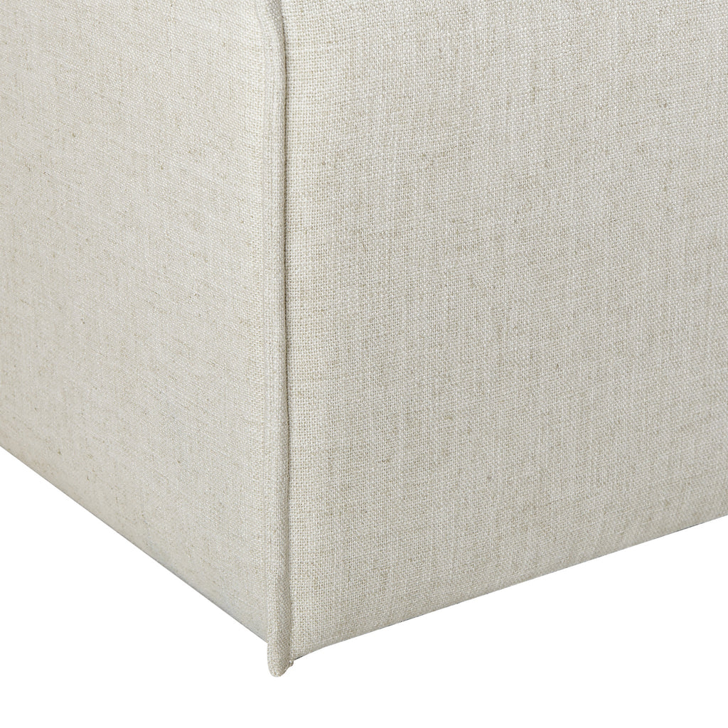 Ottoman / Fixed Cover / Madison Dove