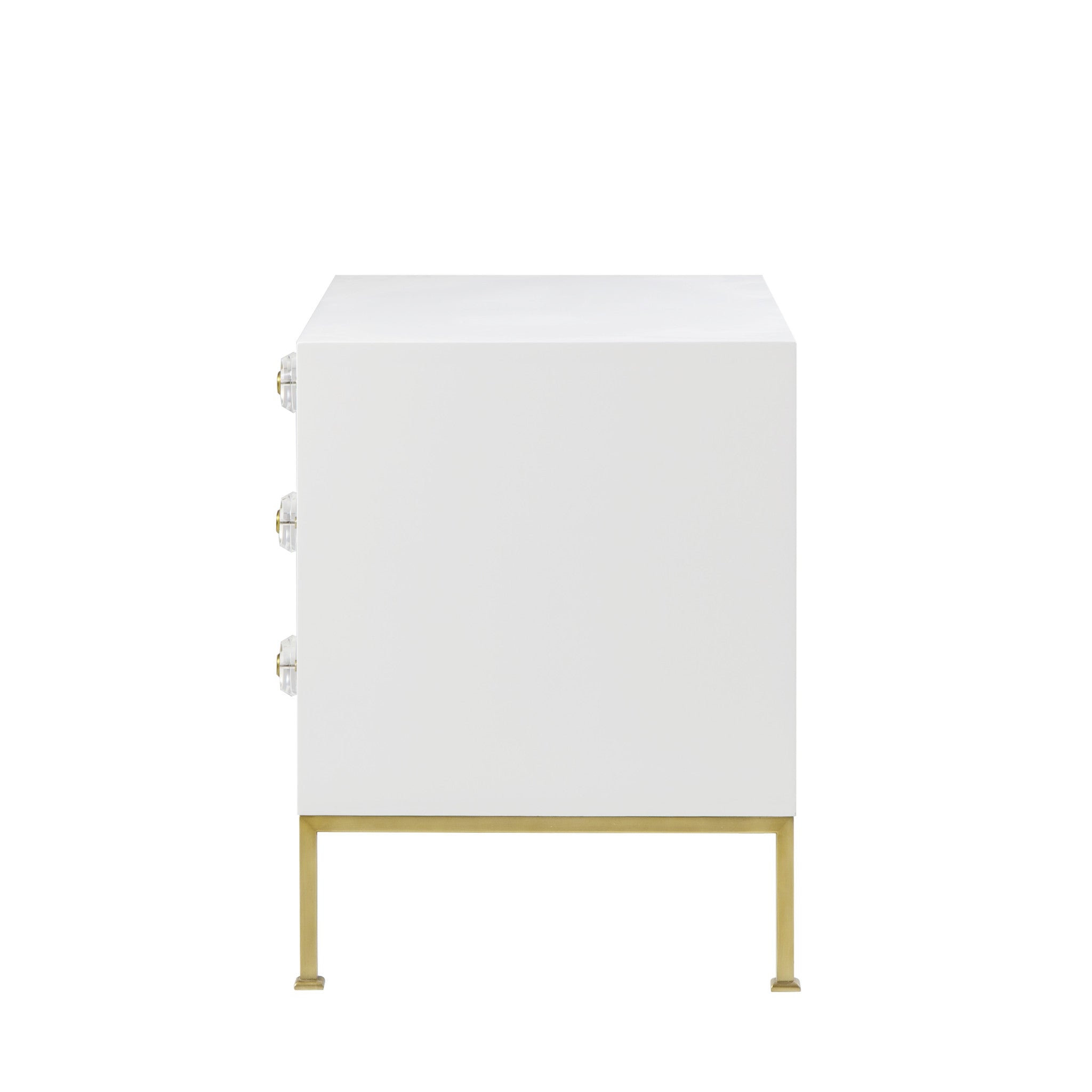 Formal Chest - 3 Drawer / White Lacquer