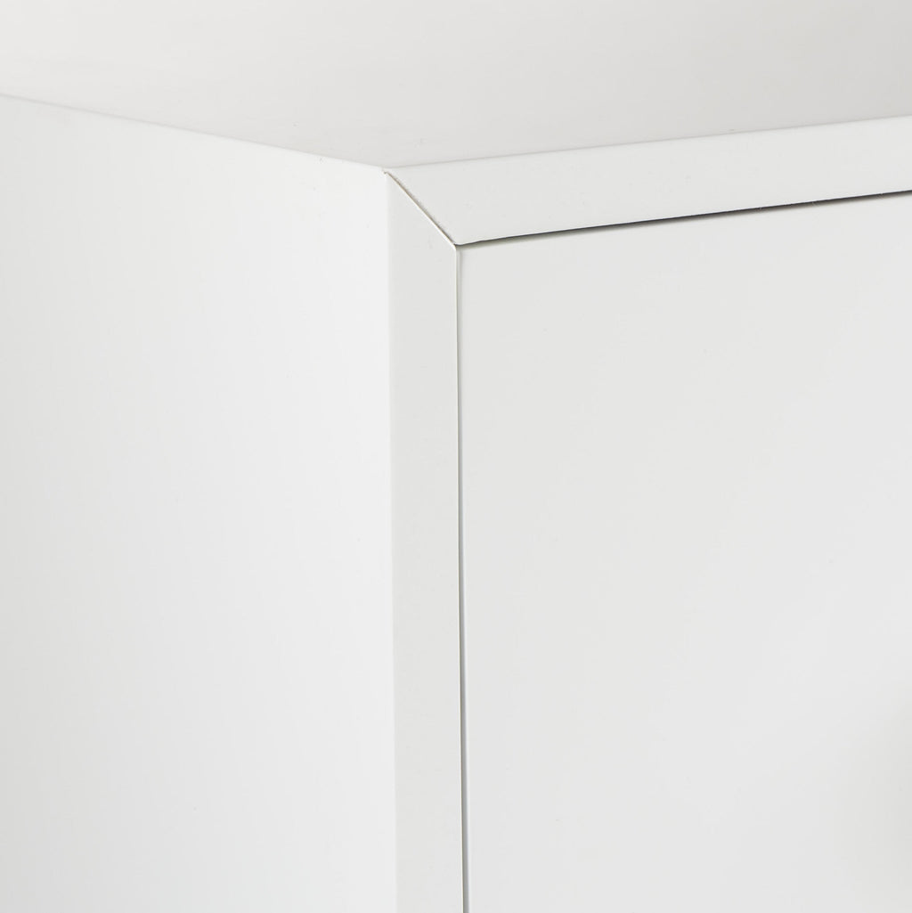 Formal Nightstand - White Lacquer