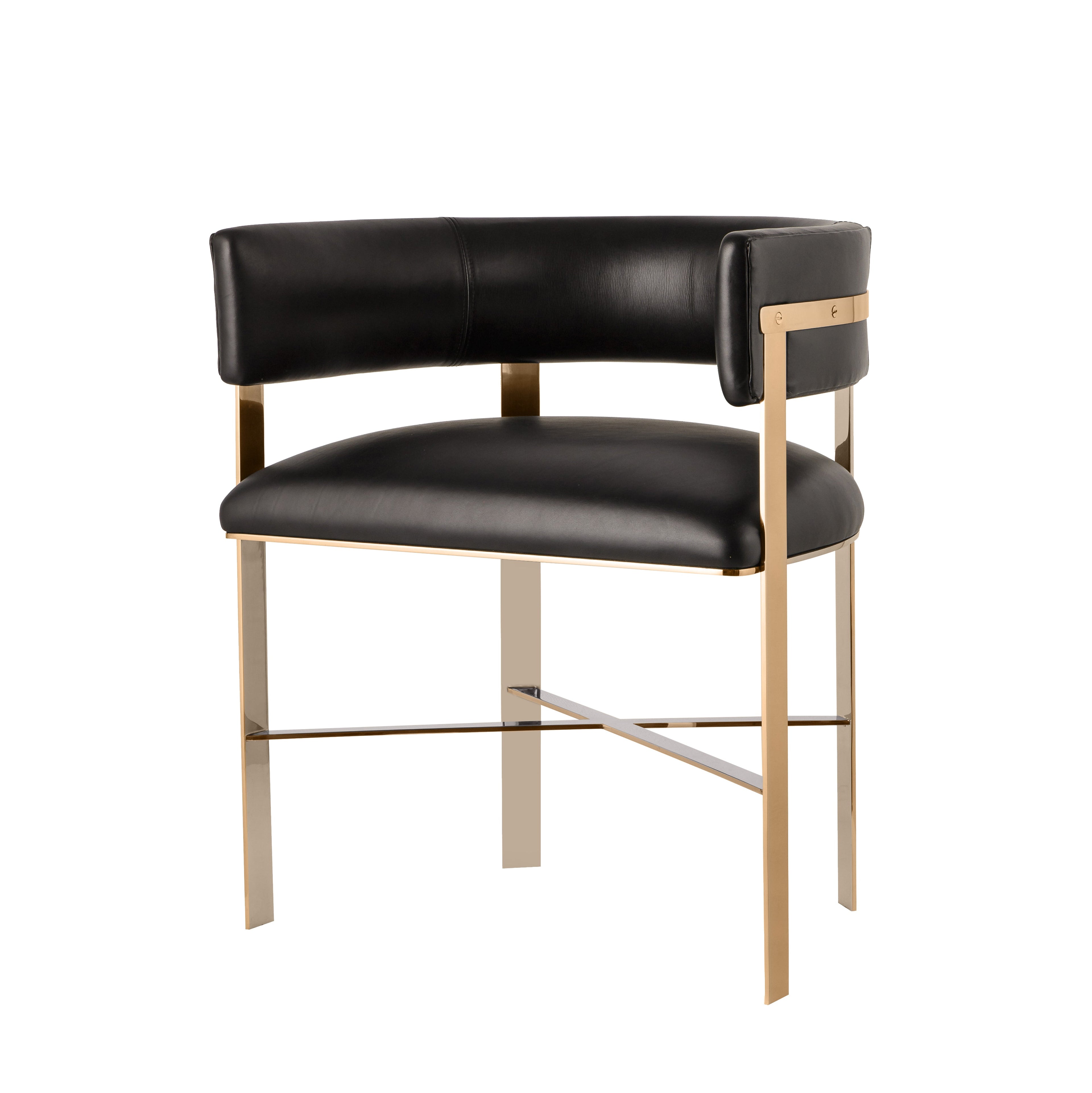 Faith Onyx / Mirrored Brass