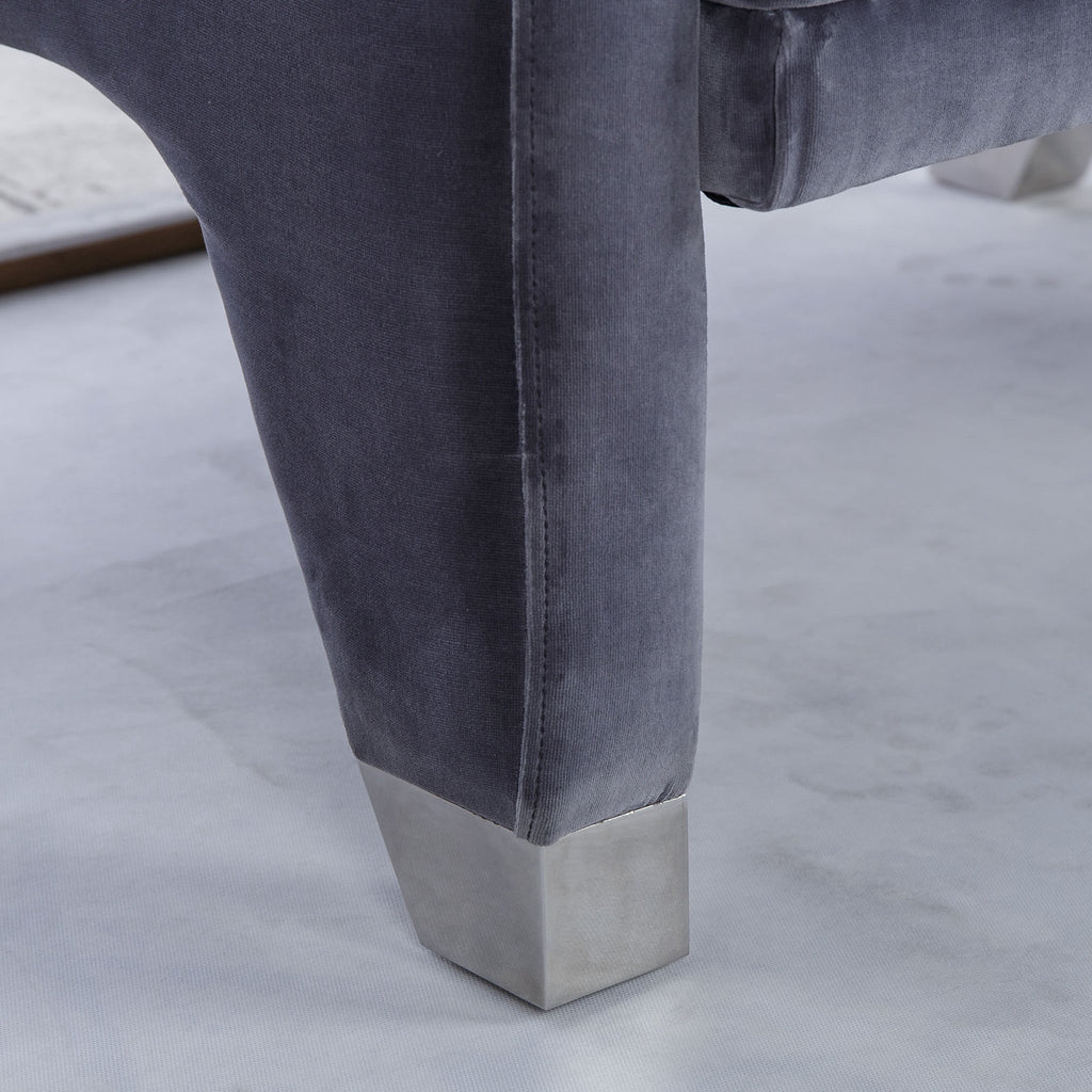 Lyndon Ottoman - Vadit Dark Grey