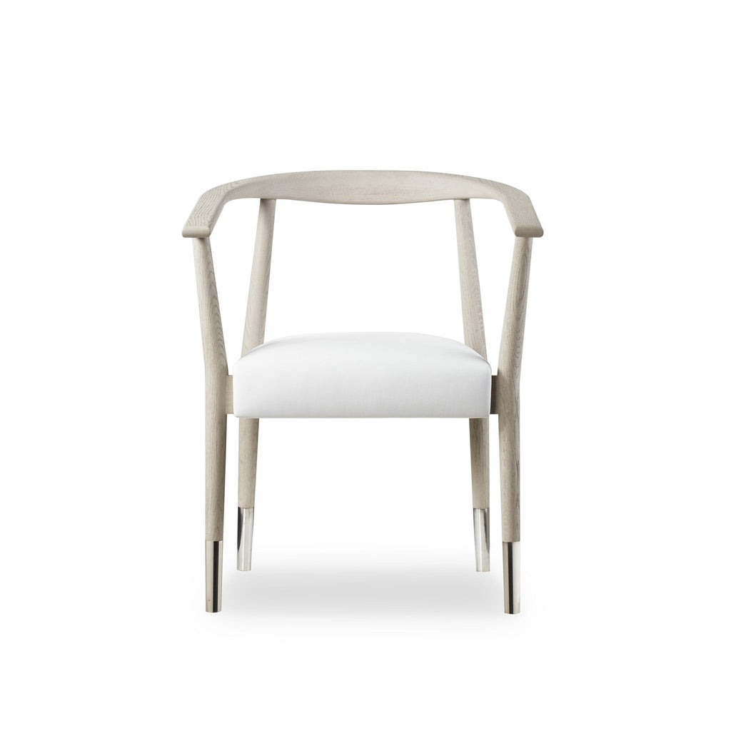 Fallon White / Gray Oak / Stainless Steel Cap
