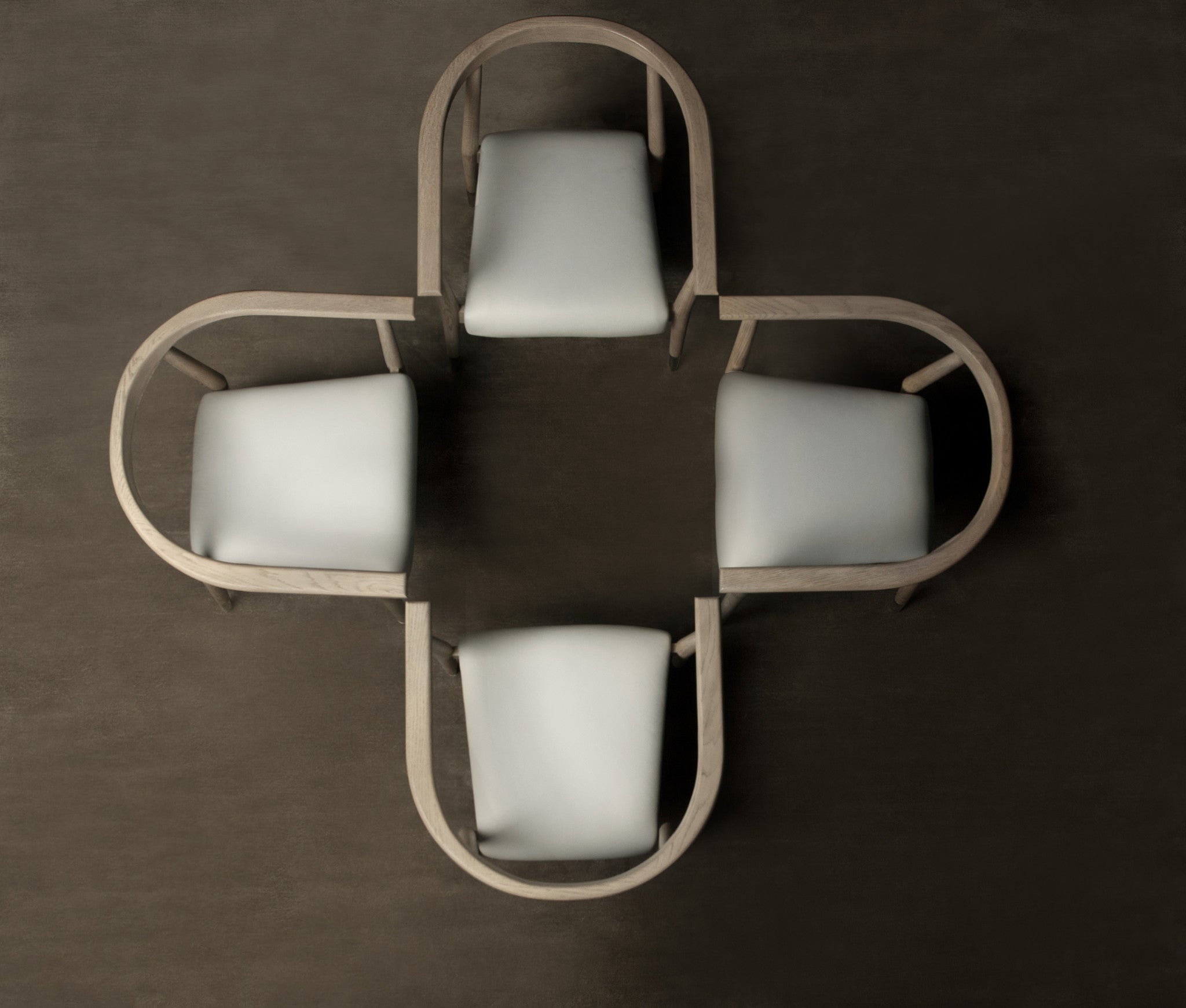 Fallon White / Gray Oak / Stainless Steel Cap