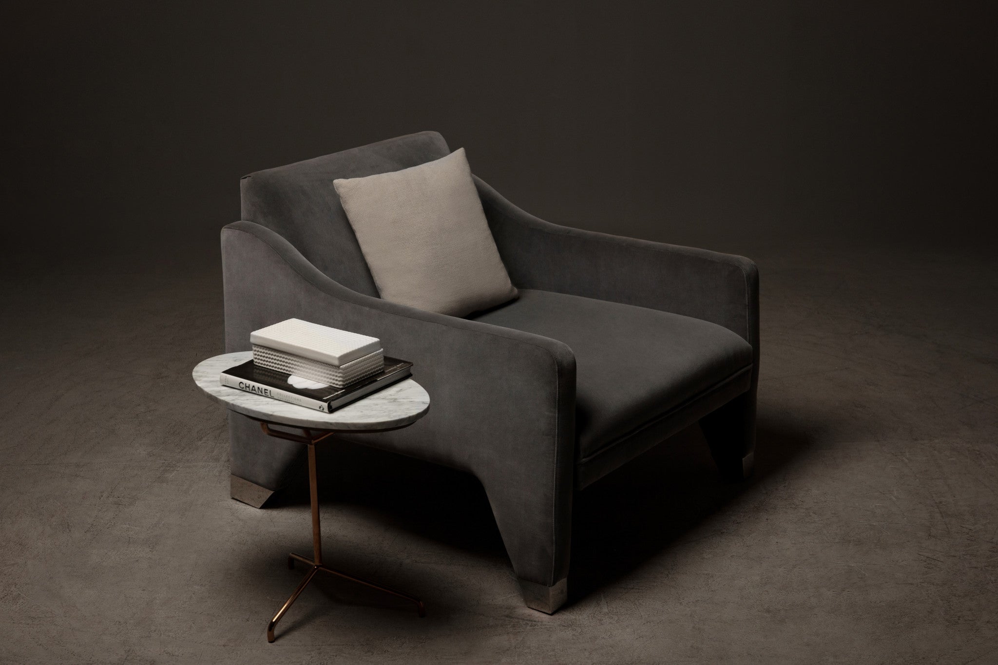 Lyndon Occasional Chair - Vadit Dark Grey