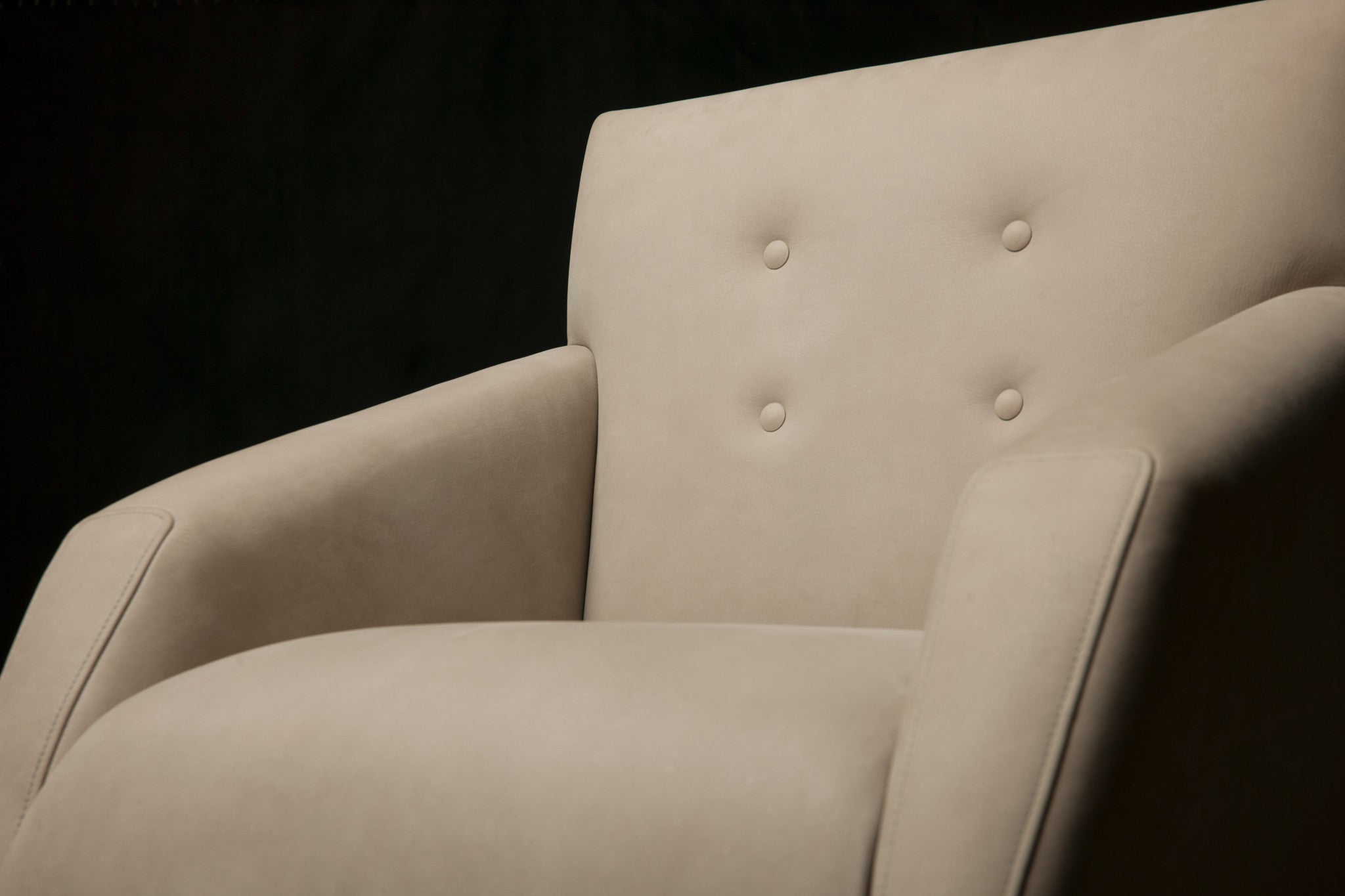 Kelly Office Chair - Nubuck Leather